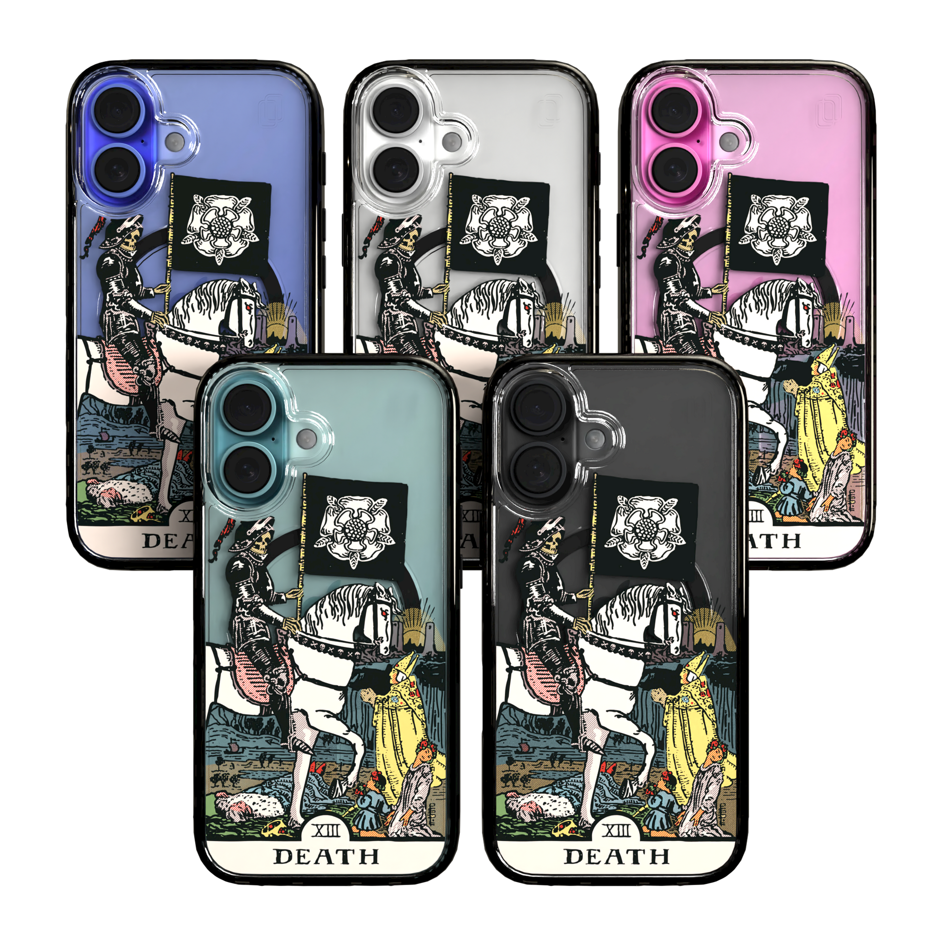 iPhone 16 Series | MagSafe | Tarot Collection | Death Death - Color / iPhone 16 / Black