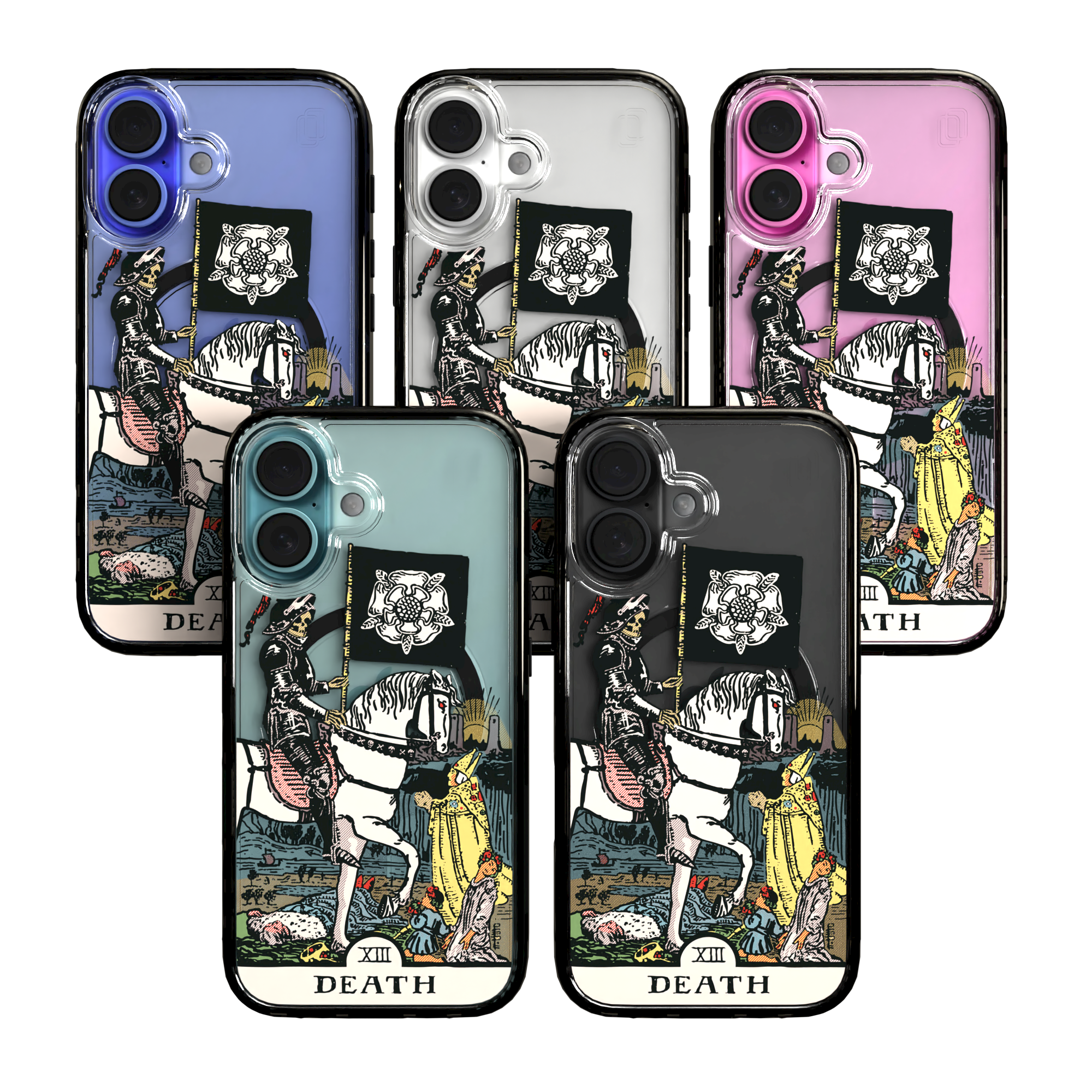 iPhone 16 Series | MagSafe | Tarot Collection | Death Death - Color / iPhone 16 / Black