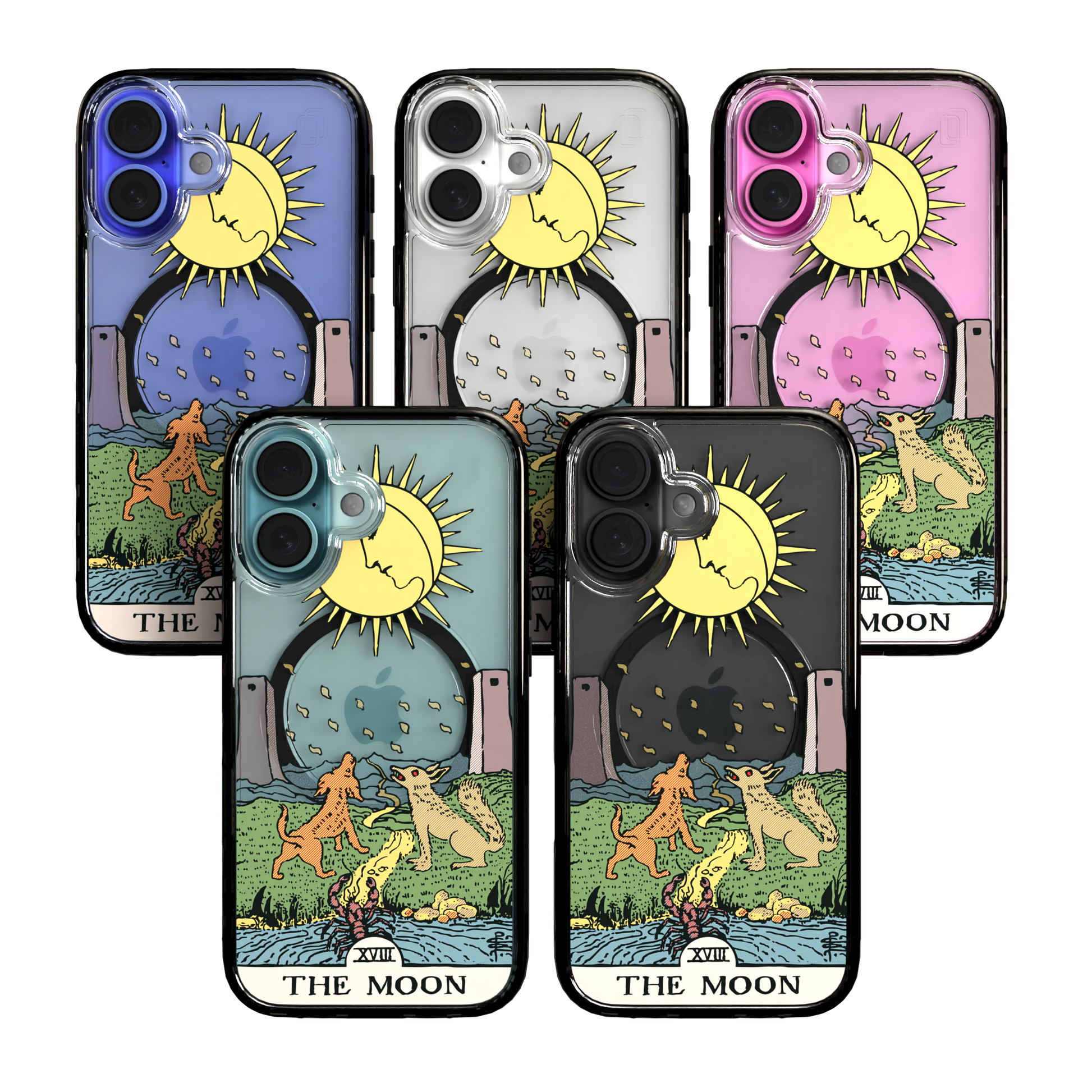 iPhone 16 Series | MagSafe | Tarot Collection | The Moon The Moon - Color / iPhone 16 / Black