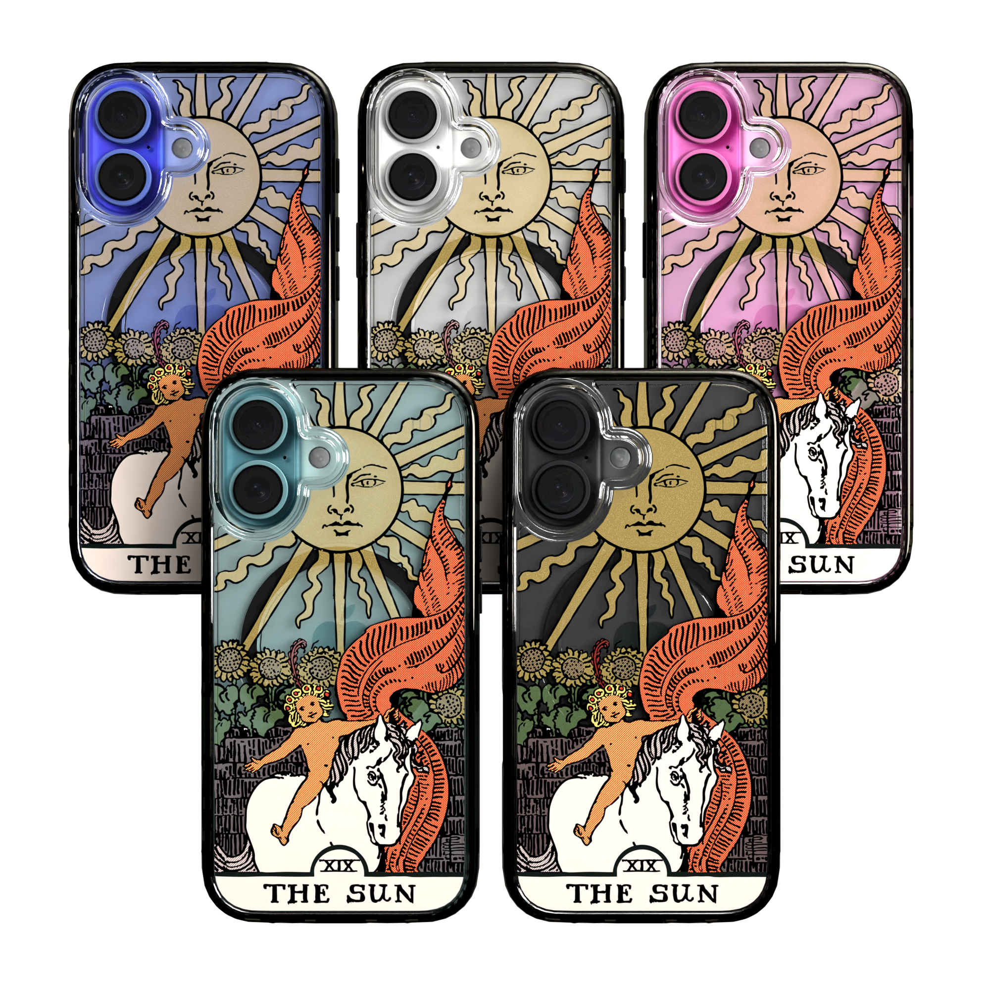 iPhone 16 Series | MagSafe | Tarot Collection | The Sun The Sun - Color / iPhone 16 / Black