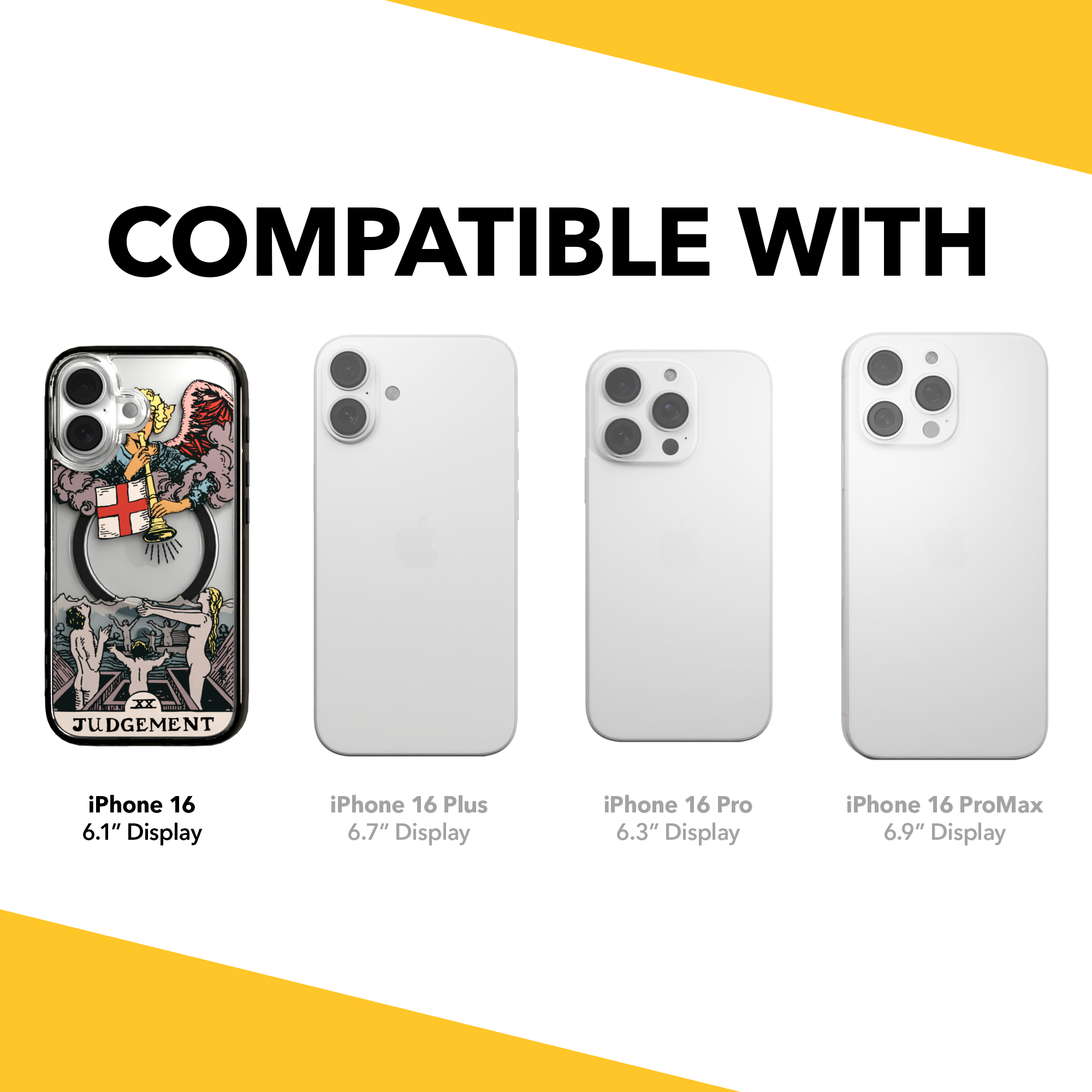iPhone 16 Series | MagSafe | Tarot Collection | Judgement Judgement - Color / iPhone 16 / Black