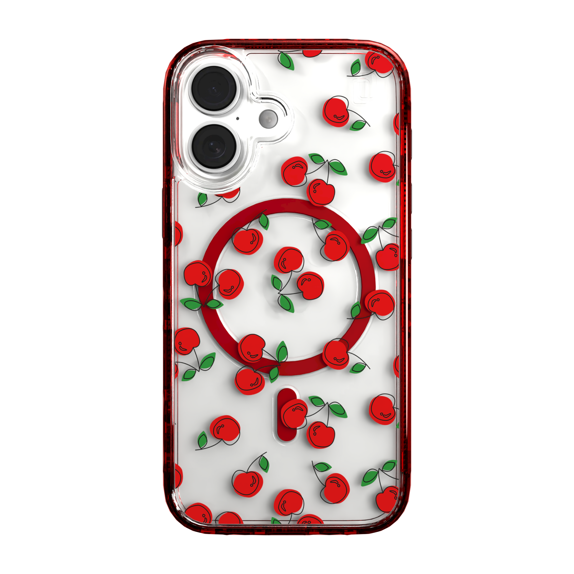 iPhone 16 Series | MagSafe | Fruit Bowl Collection | Bowl O' Cherries Bowl O' Cherries / iPhone 16 / Red