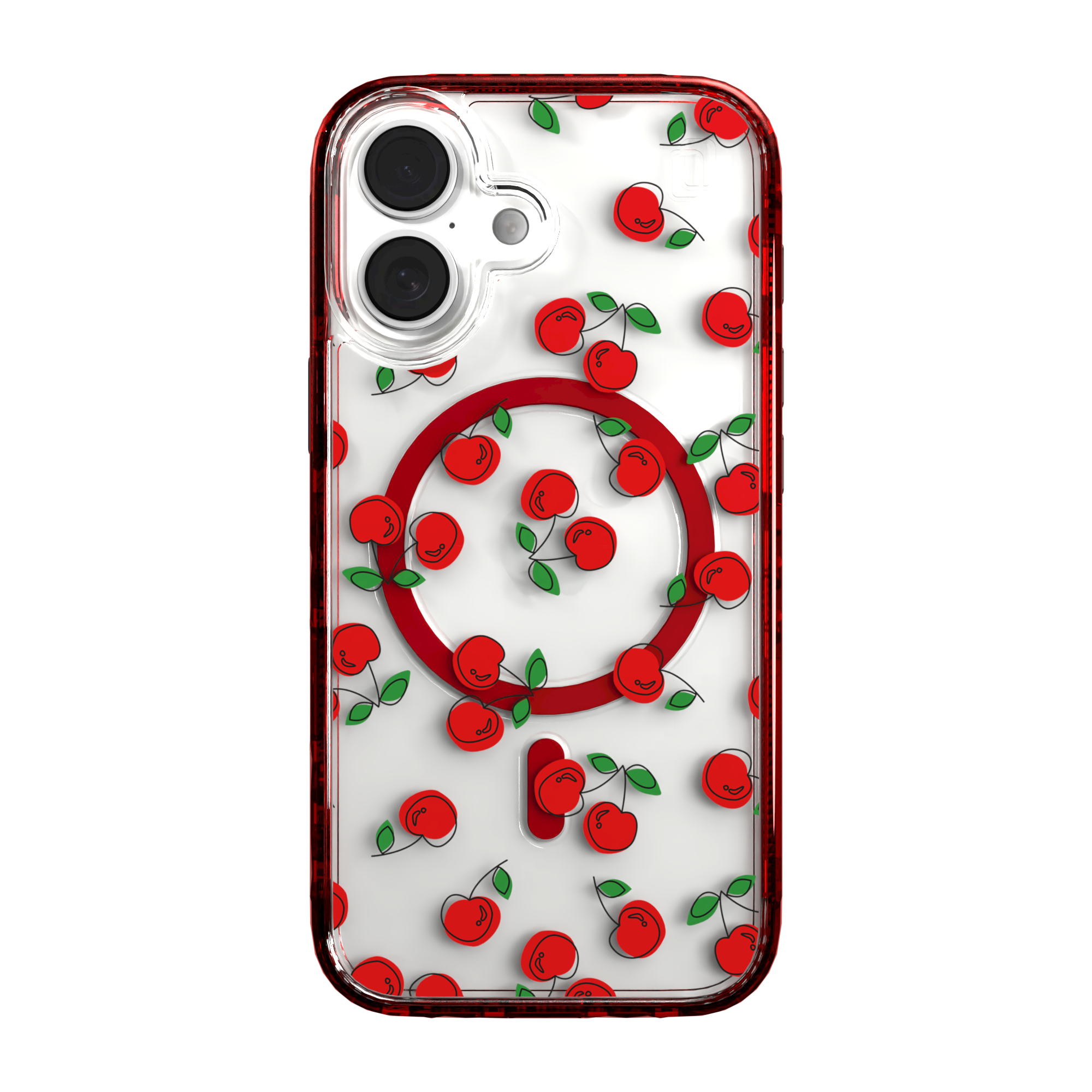 iPhone 16 Series | MagSafe | Fruit Bowl Collection | Bowl O' Cherries Bowl O' Cherries / iPhone 16 / Red