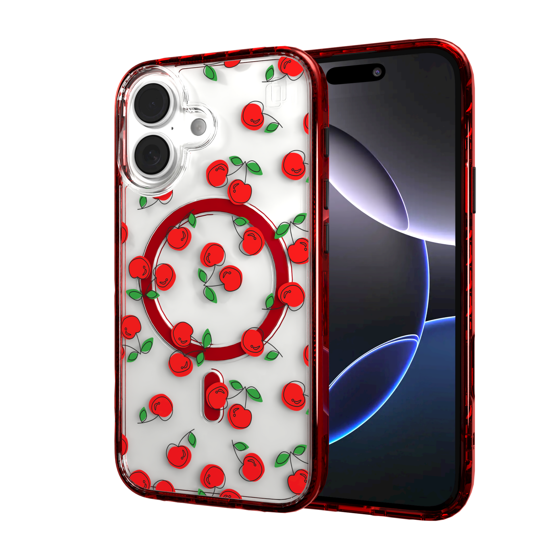 iPhone 16 Series | MagSafe | Fruit Bowl Collection | Bowl O' Cherries Bowl O' Cherries / iPhone 16 / Red