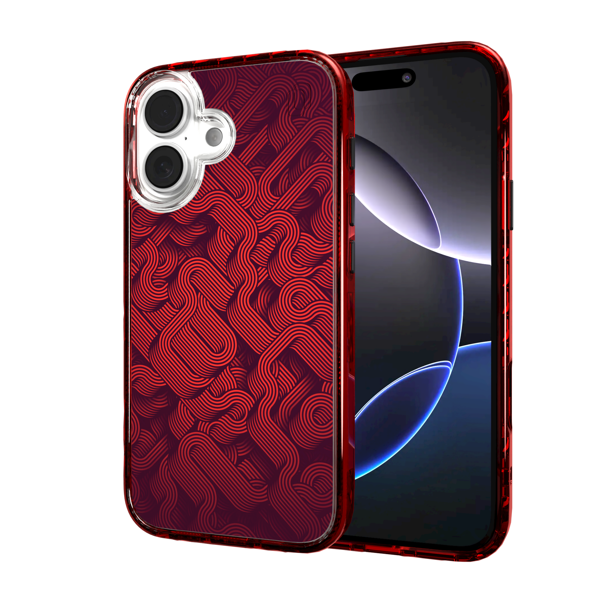 iPhone 16 Series | MagSafe | Monochromatic Case Designs | Red Dimensions Red Dimensions / iPhone 16 / Red