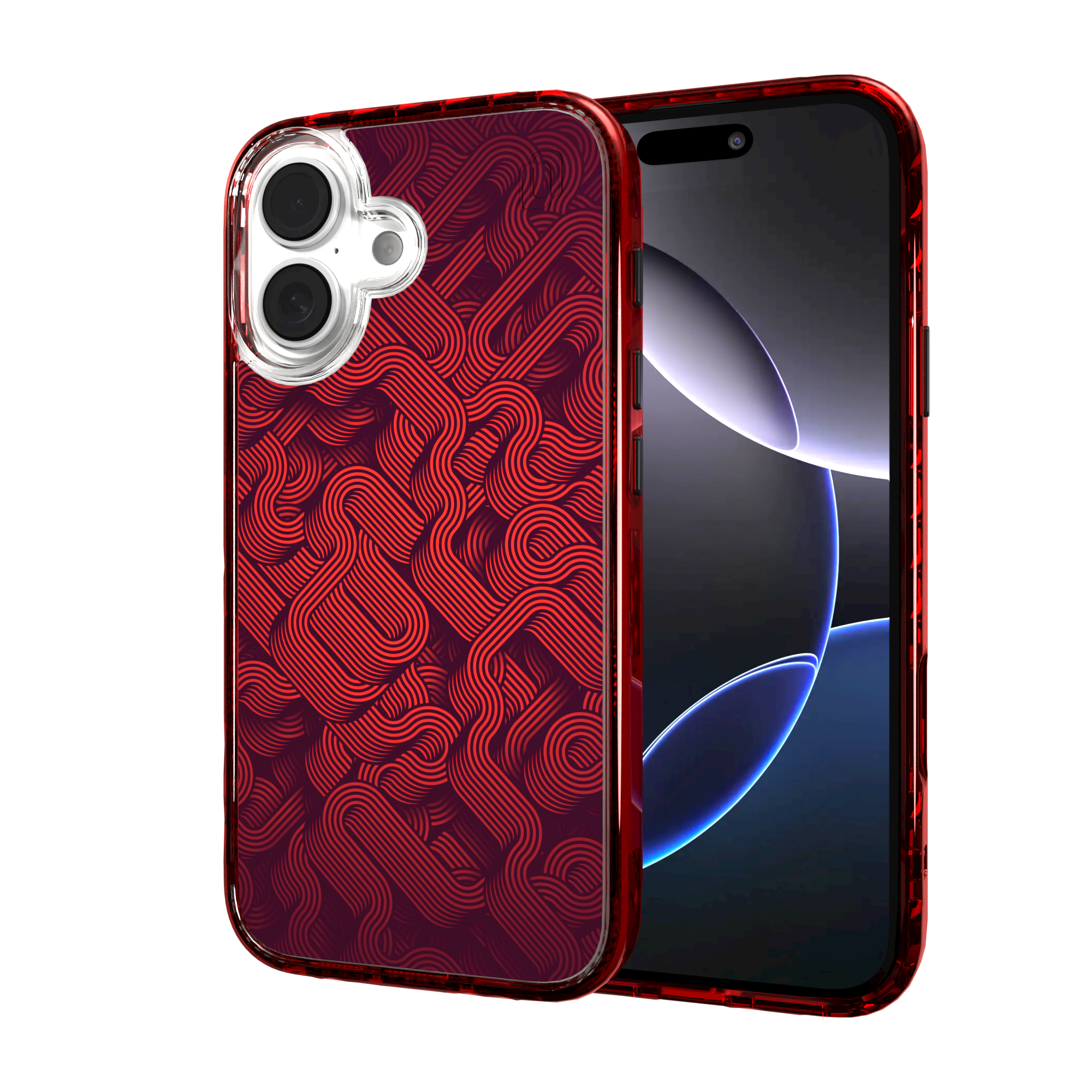 iPhone 16 Series | MagSafe | Monochromatic Case Designs | Red Dimensions Red Dimensions / iPhone 16 / Red