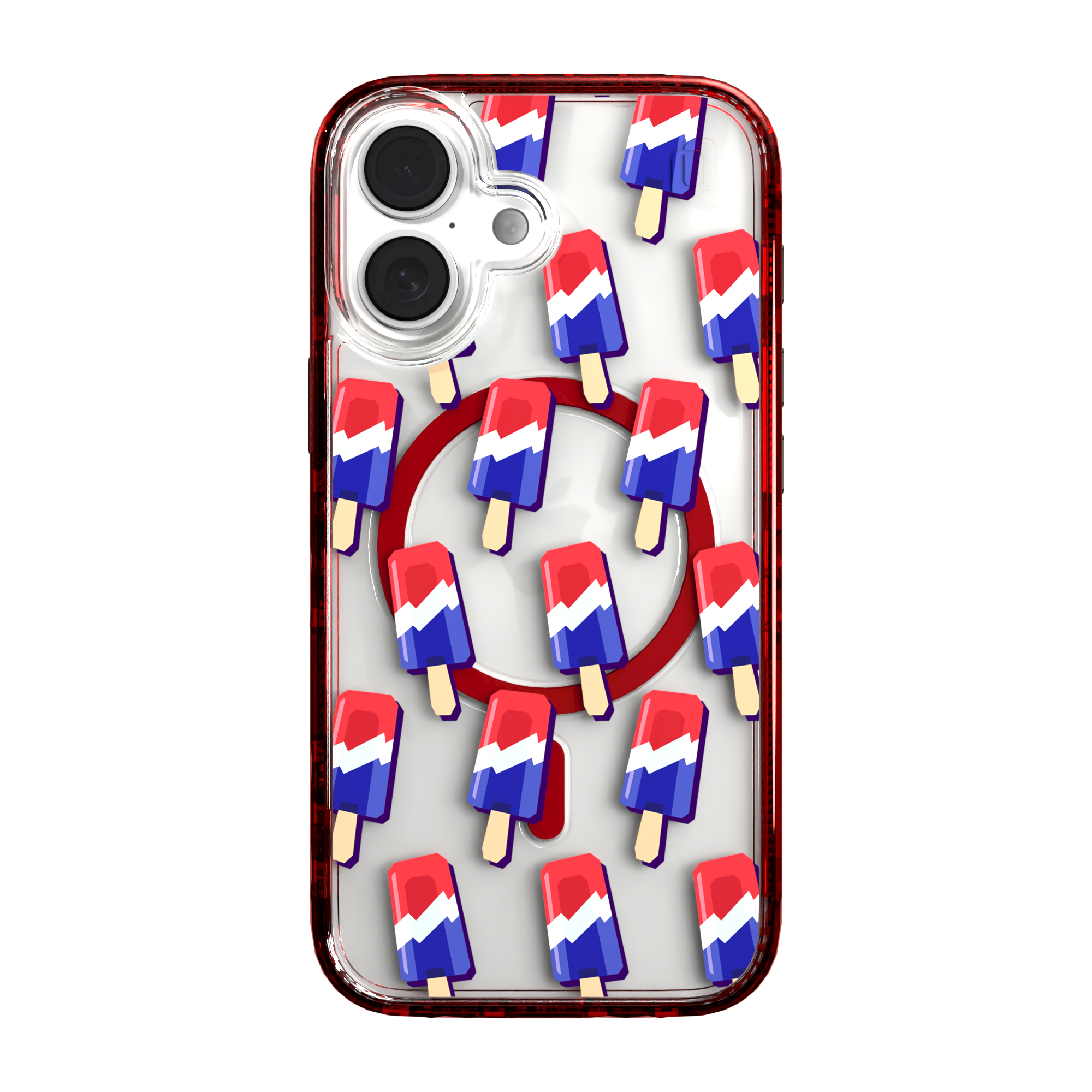 iPhone 16 Series | MagSafe | Summer Vibes Case Collection | Patriot Popsicle Patriot Popsicle / iPhone 16 / Red