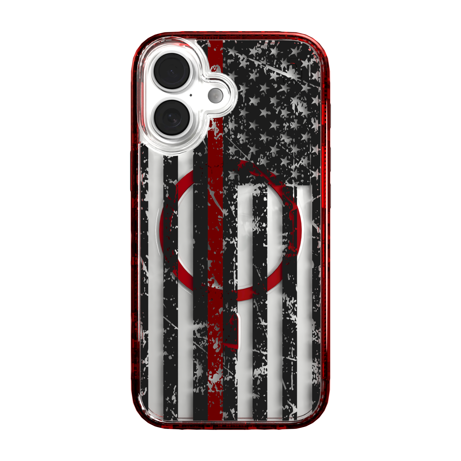 iPhone 16 Series | MagSafe | Red, White & Blue Case Collection | Thin Red Line Red Line / iPhone 16 / Red