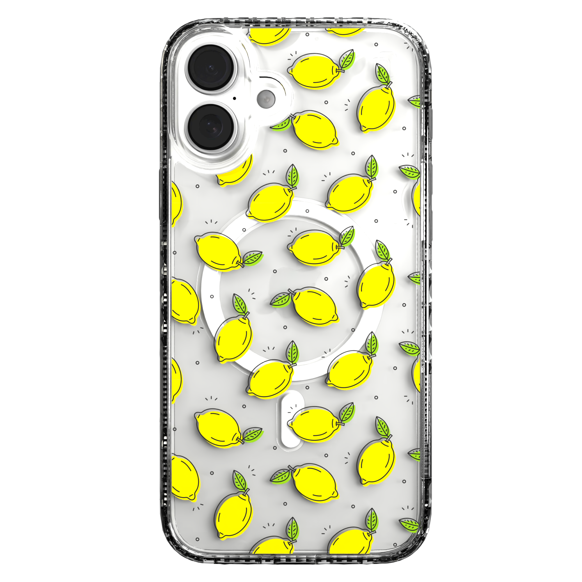 iPhone 16 Series | MagSafe | Fruit Bowl Collection | Lotsa Lemons Lotsa Lemons / iPhone 16 Plus / Clear