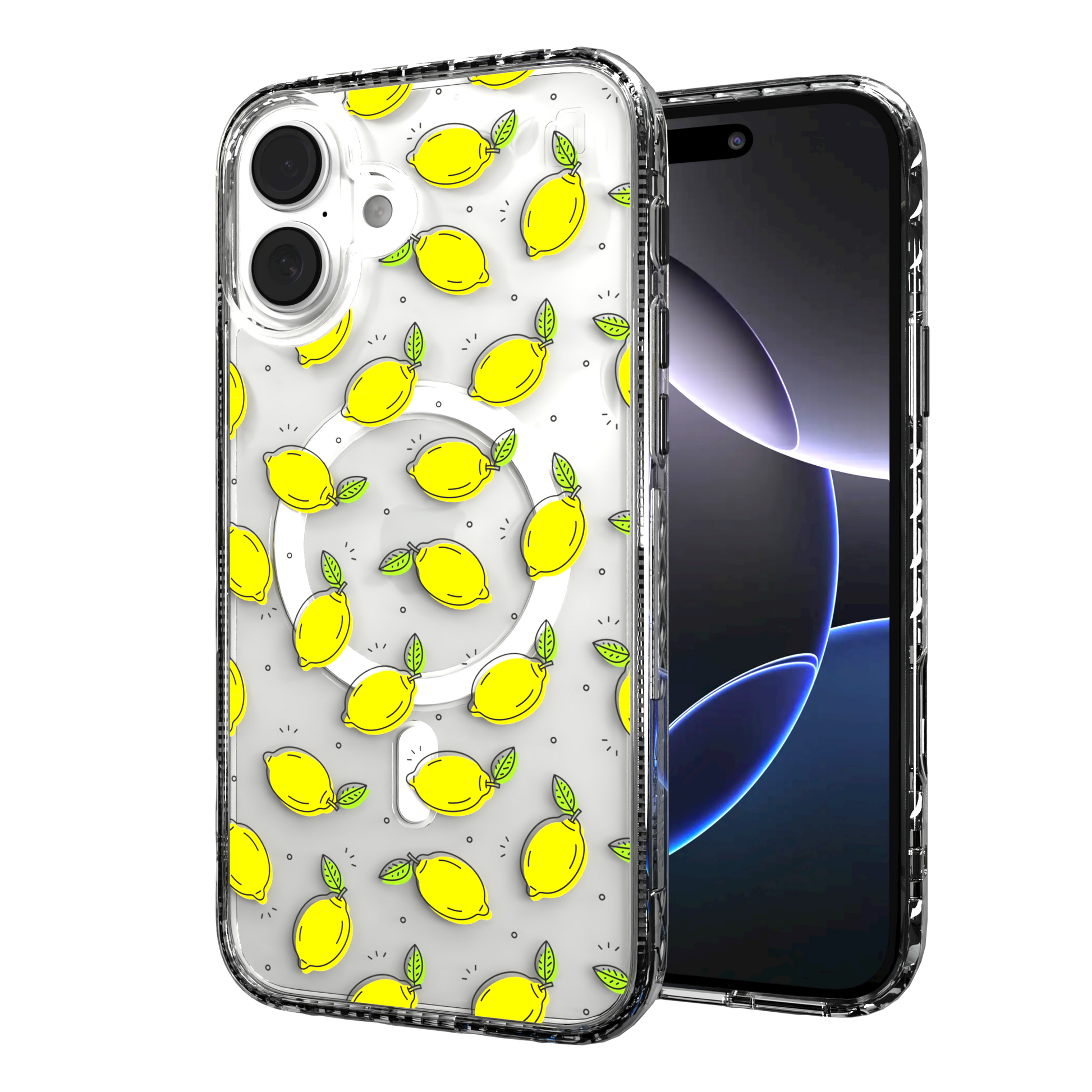 iPhone 16 Series | MagSafe | Fruit Bowl Collection | Lotsa Lemons Lotsa Lemons / iPhone 16 Plus / Clear