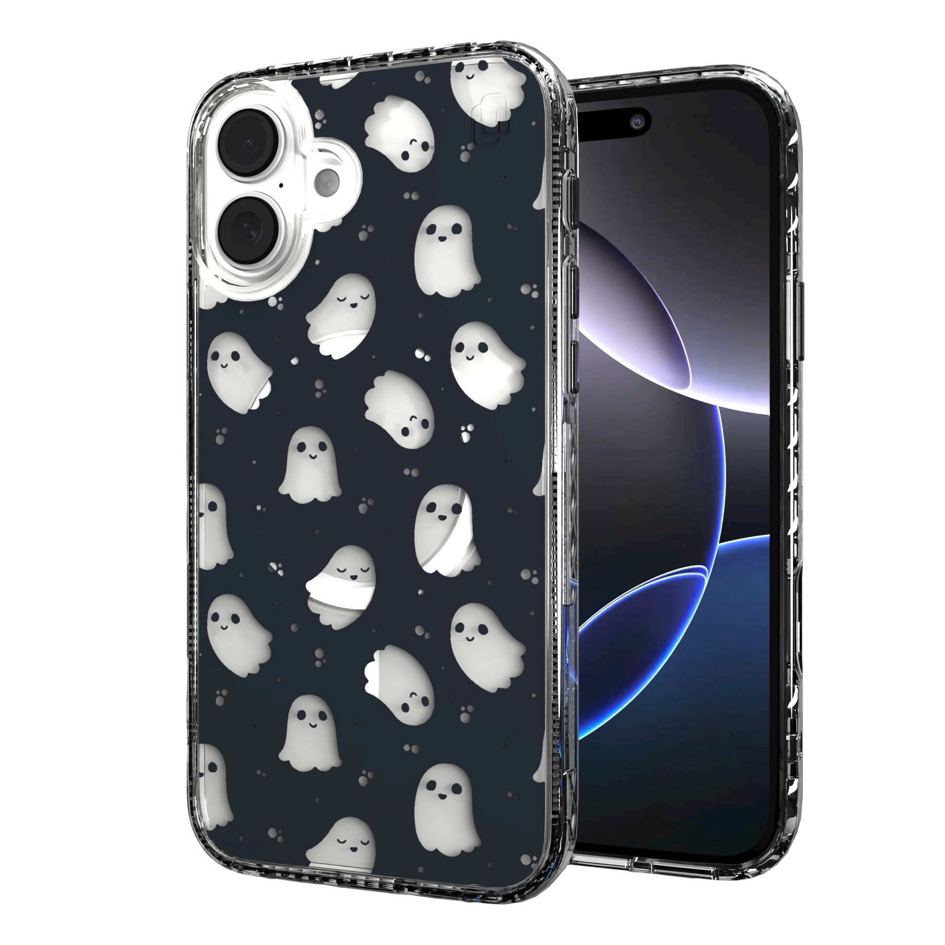 iPhone 16 Series | MagSafe | Halloween Case | Midnight Spirits Midnight Spirits / iPhone 16 Plus / Clear