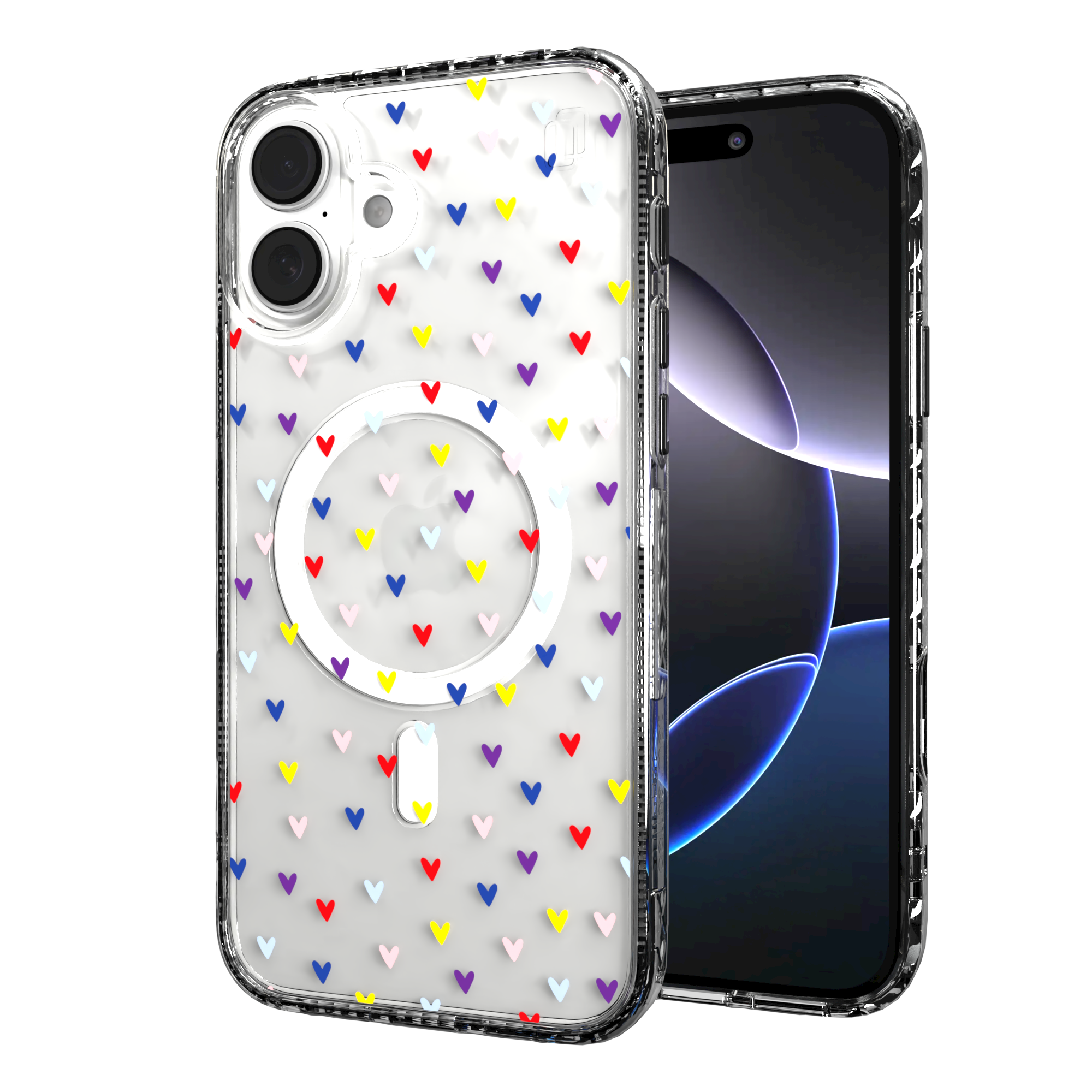 iPhone 16 Series | MagSafe | Heart Collection | Adoring Amore Adoring Amore / iPhone 16 Plus / Clear
