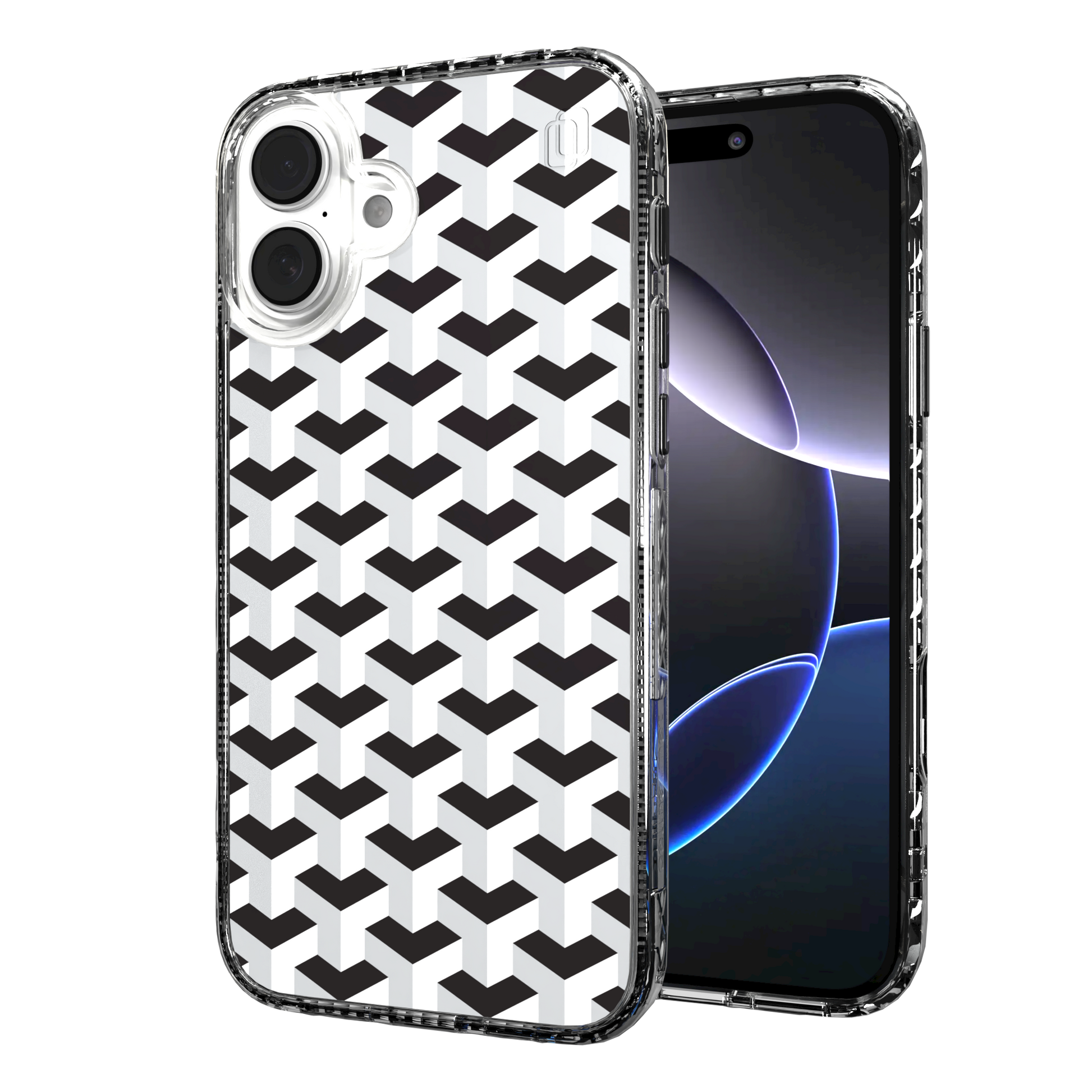 iPhone 16 Series | MagSafe | Monochromatic Case Designs | Infinite Stairway Infinite Stairway / iPhone 16 Plus / Clear
