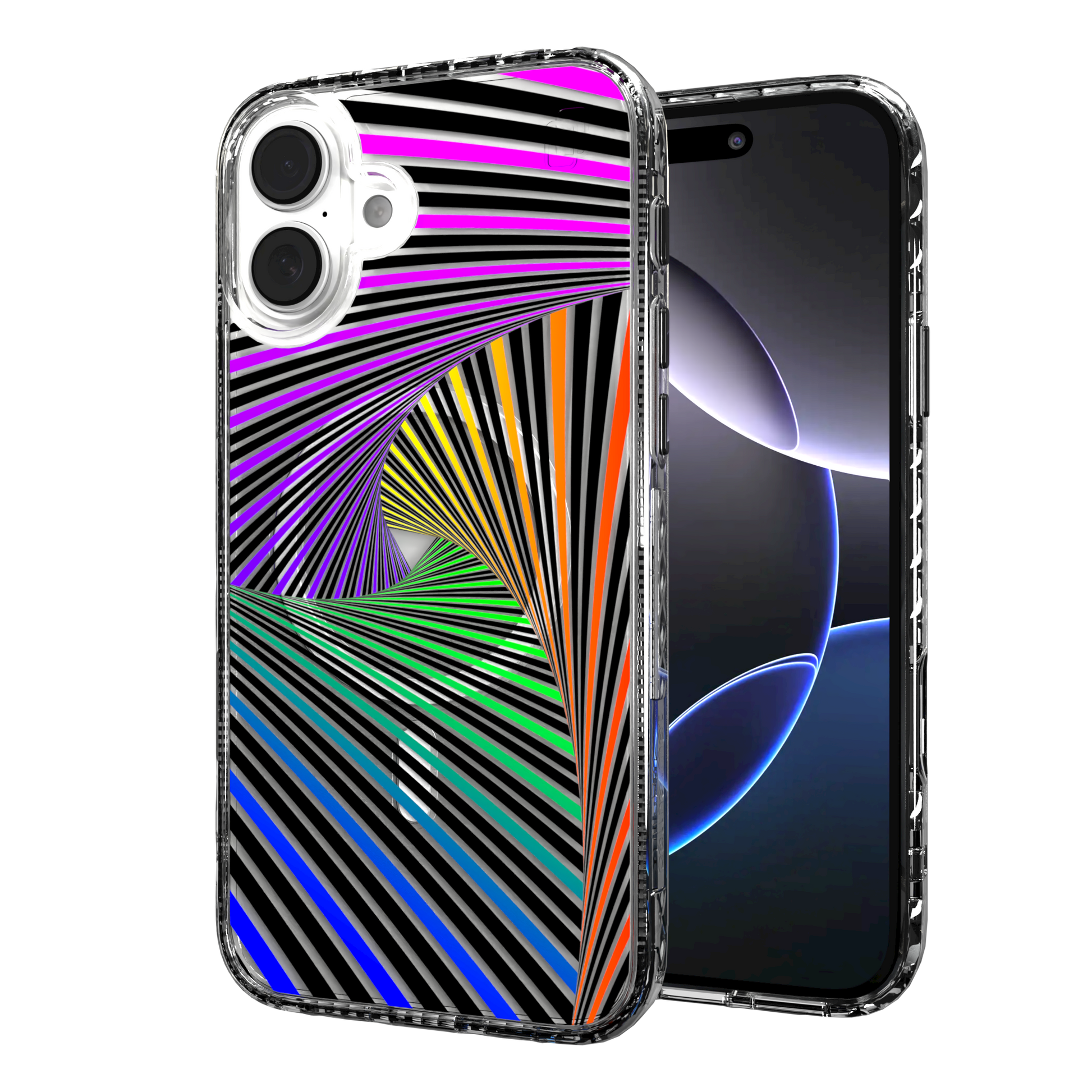 iPhone 16 Series | MagSafe | Monochromatic Case Designs | Prism Prsima / iPhone 16 Plus / Clear