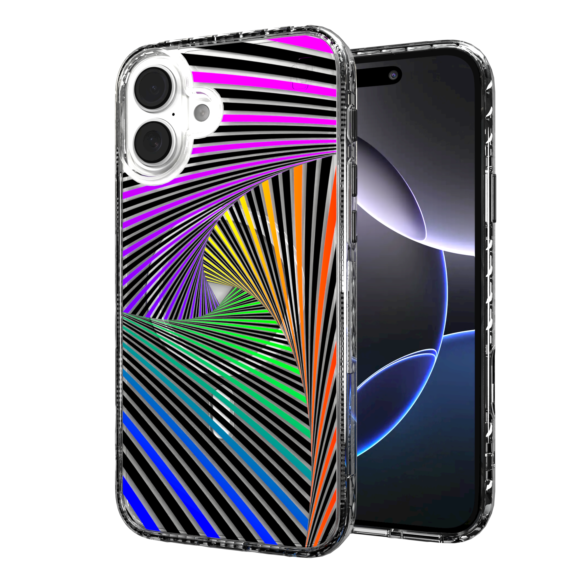 iPhone 16 Series | MagSafe | Monochromatic Case Designs | Prism Prsima / iPhone 16 Plus / Clear
