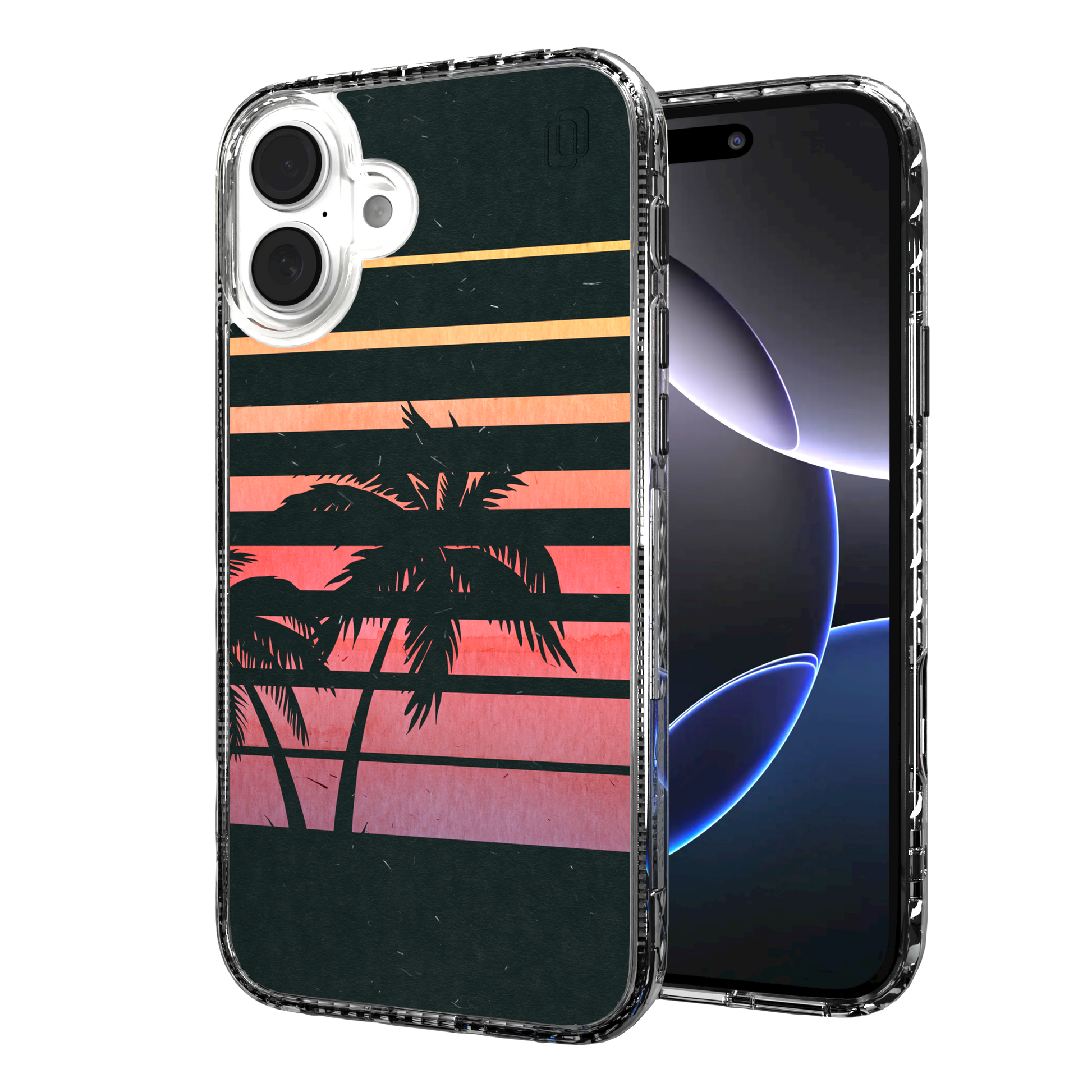 iPhone 16 Series | MagSafe | Summer Vibes Case Collection | Beach Sunset Beach Sunset / iPhone 16 Plus / Clear