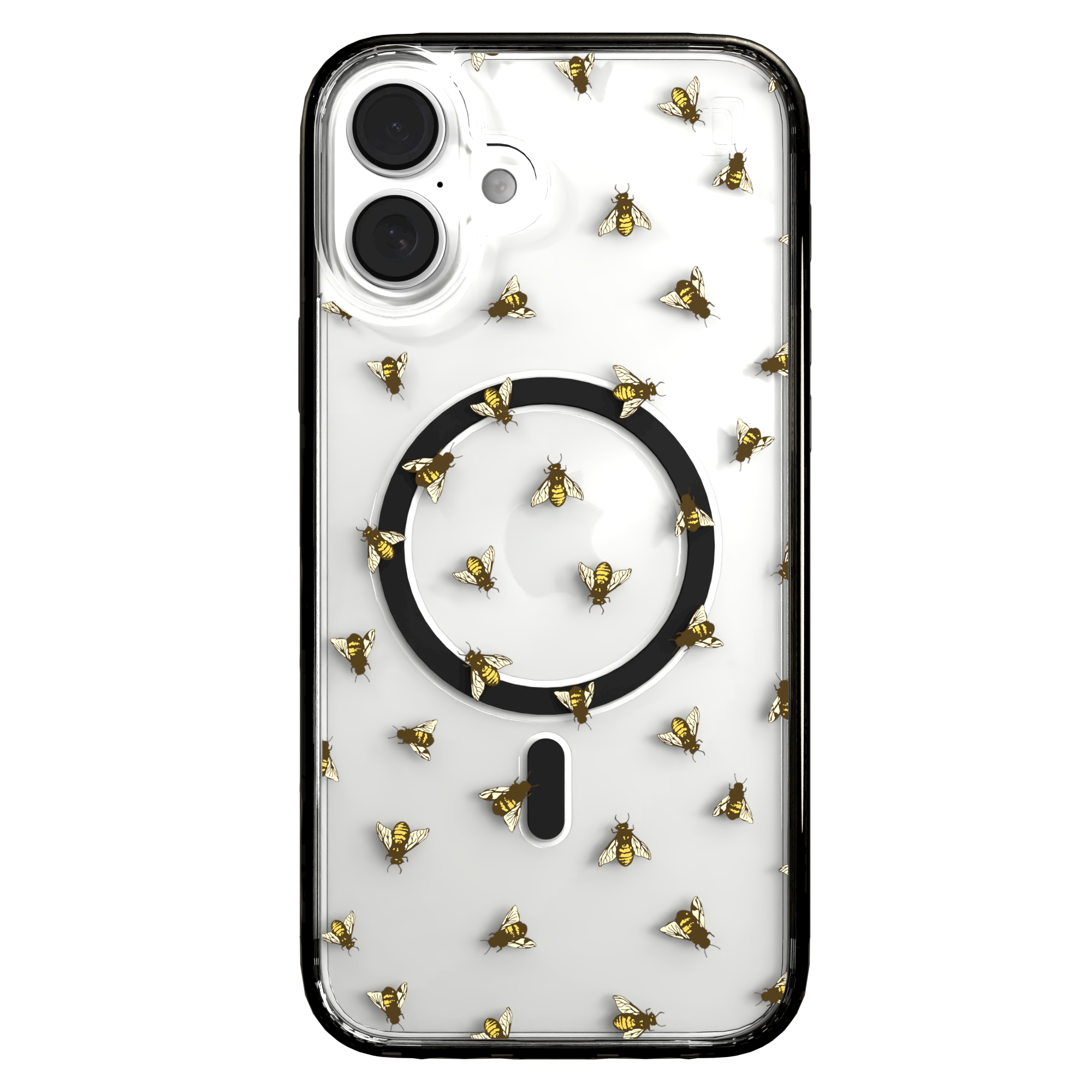 iPhone 16 Series | MagSafe | Bees Case | Sweet Like Honey Sweet Like Honey / iPhone 16 Plus / Black