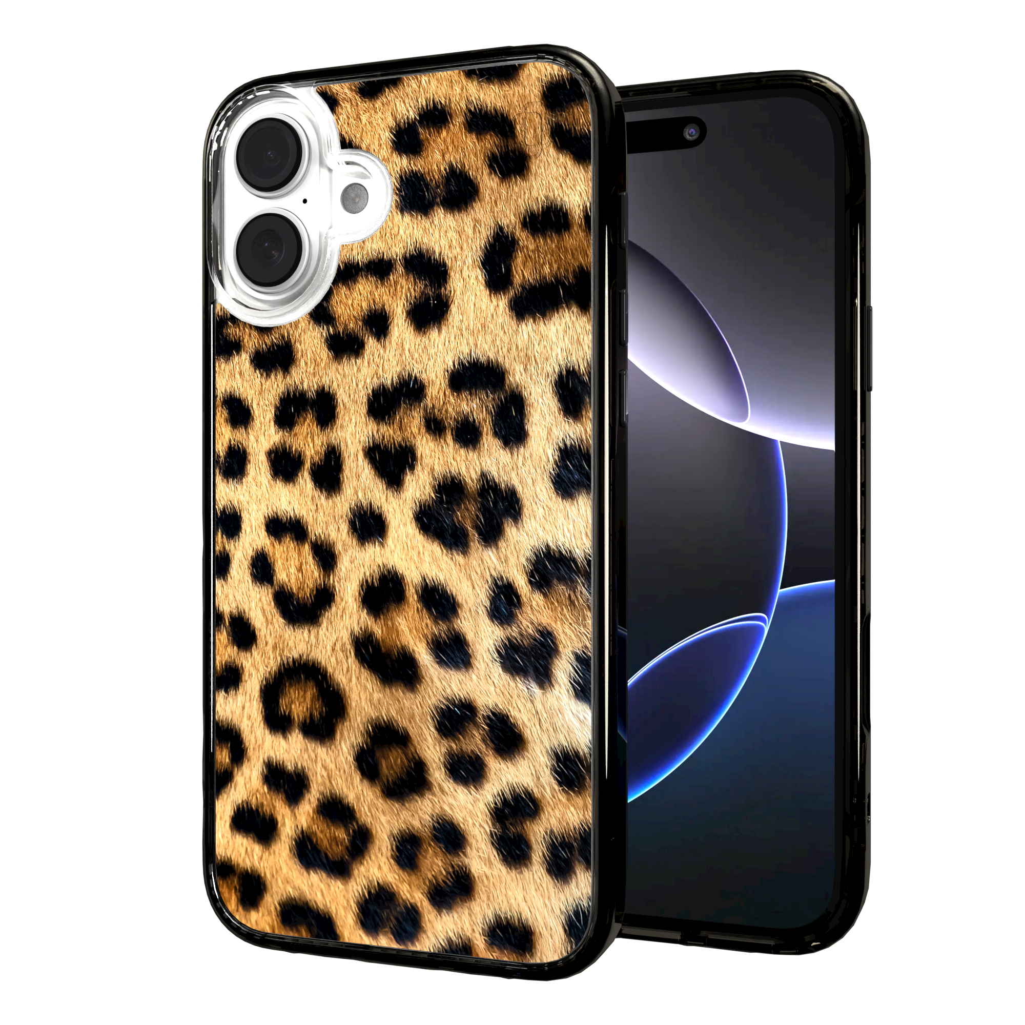 iPhone 16 Series | MagSafe | Animal Print Case | Leopard Print Leopard / iPhone 16 Plus / Black