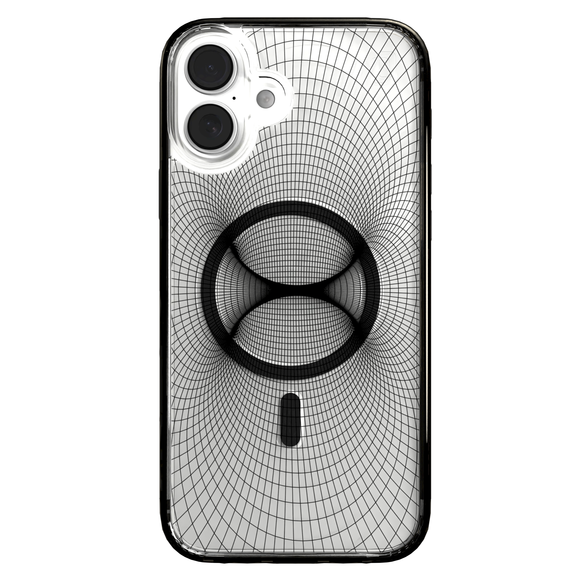 iPhone 16 Series | MagSafe | Monochromatic Case Designs | Symmetry Symmetry / iPhone 16 Plus / Black