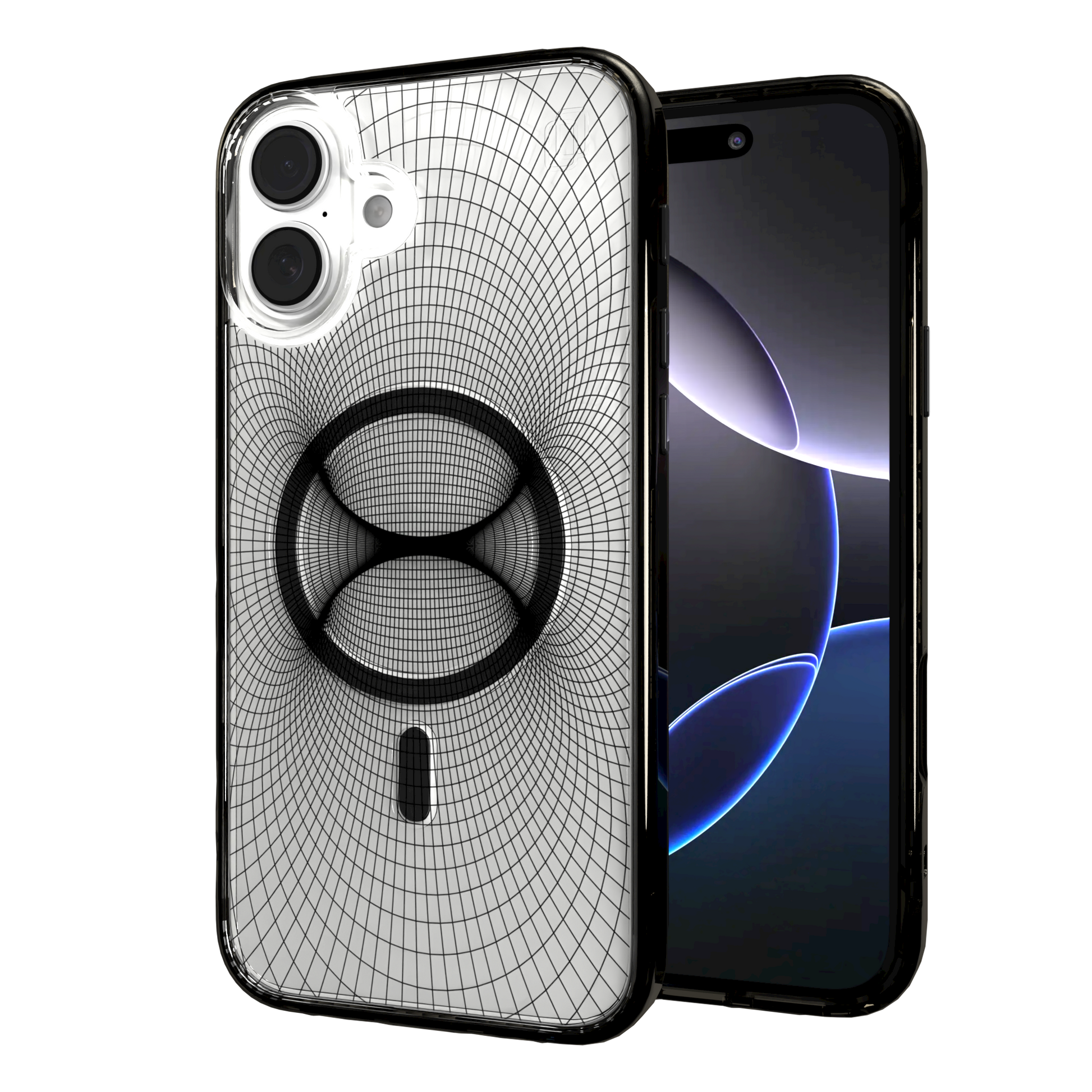 iPhone 16 Series | MagSafe | Monochromatic Case Designs | Symmetry Symmetry / iPhone 16 Plus / Black
