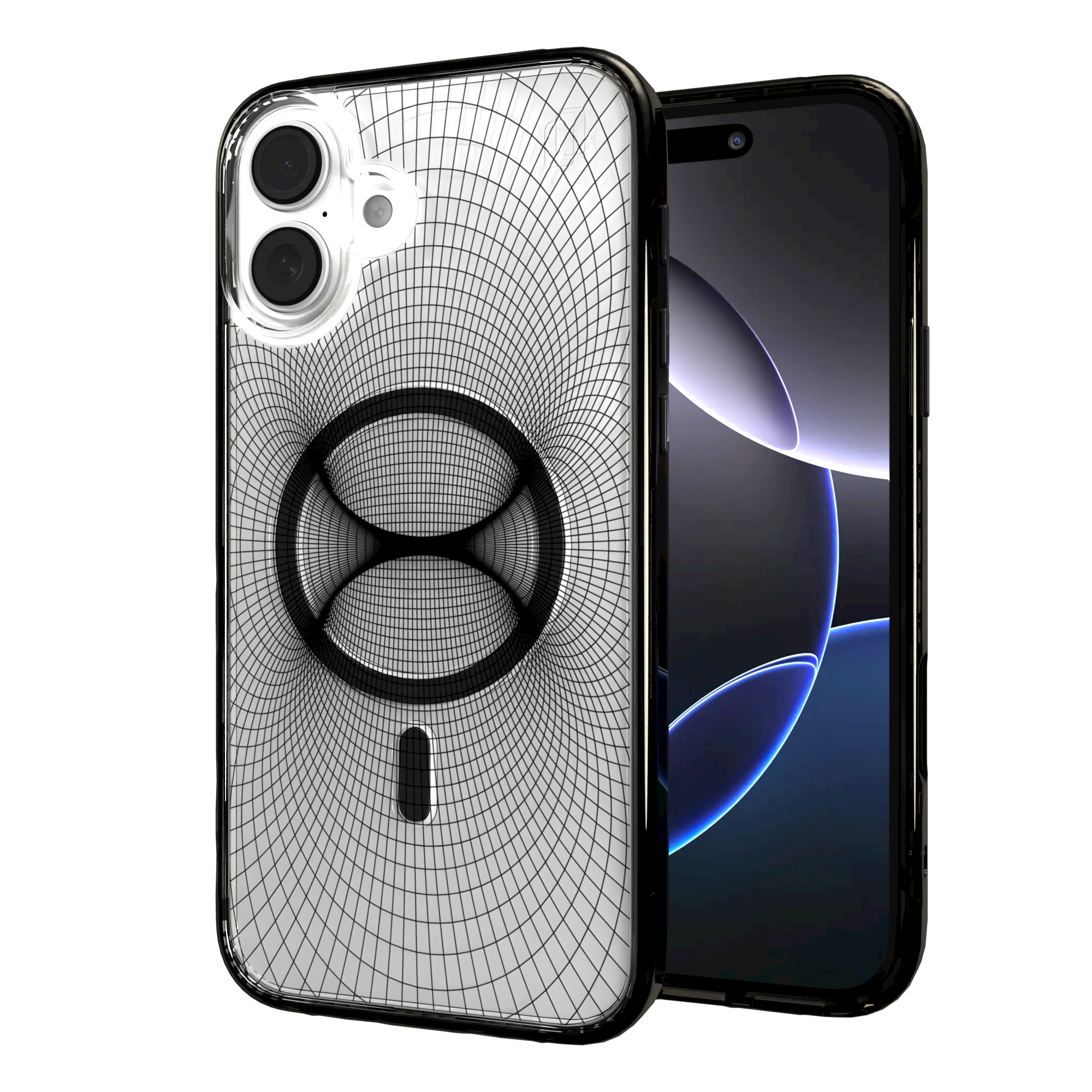 iPhone 16 Series | MagSafe | Monochromatic Case Designs | Symmetry Symmetry / iPhone 16 Plus / Black