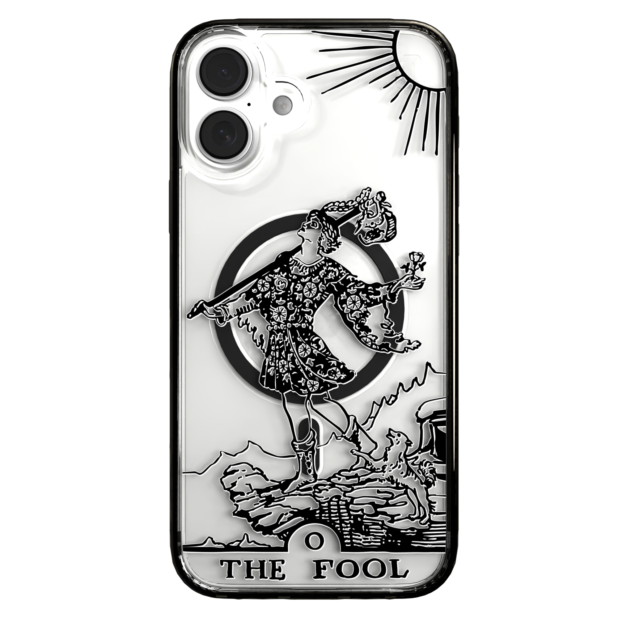 iPhone 16 Series | MagSafe | Tarot Collection | The Fool The Fool - Line / iPhone 16 Plus / Black