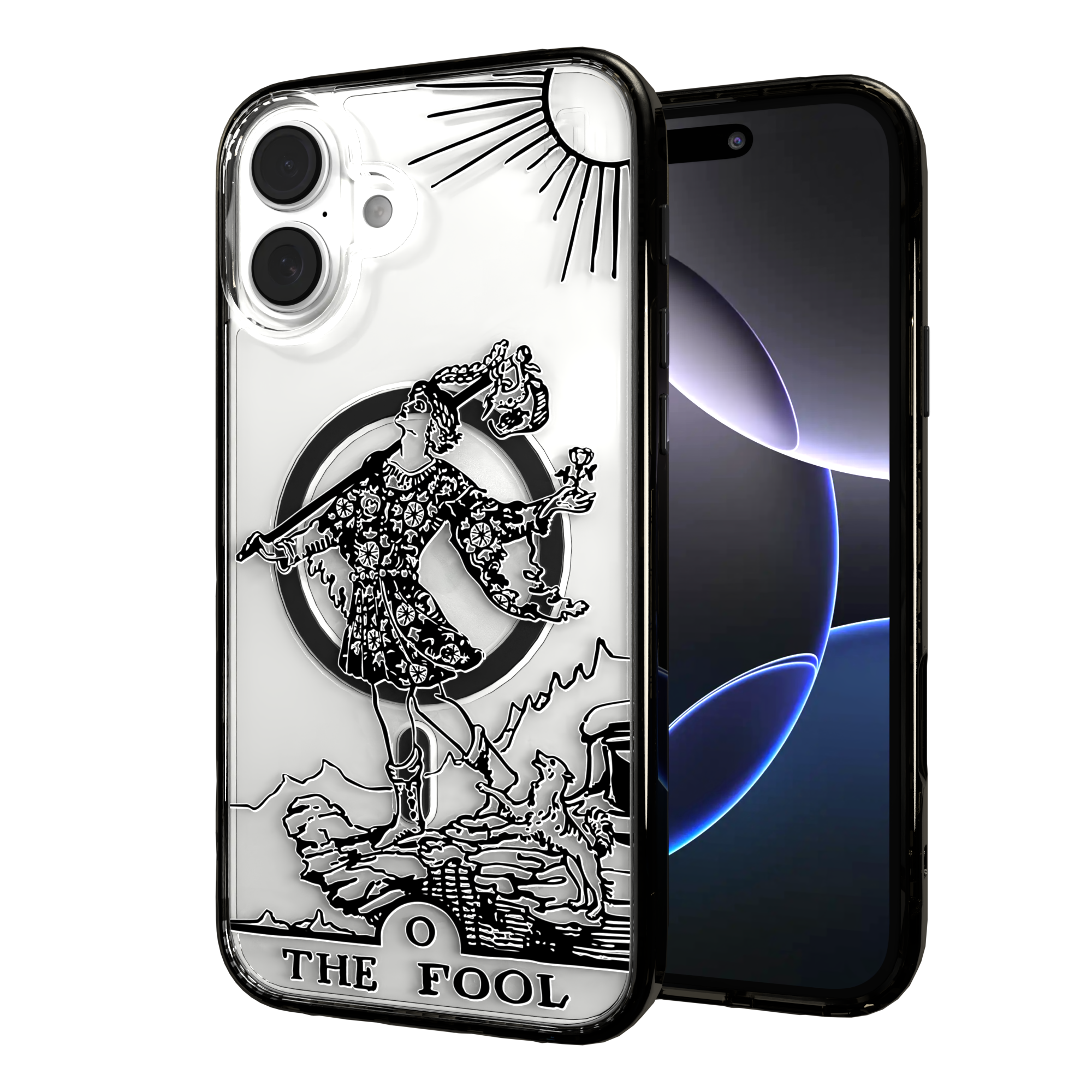 iPhone 16 Series | MagSafe | Tarot Collection | The Fool The Fool - Line / iPhone 16 Plus / Black