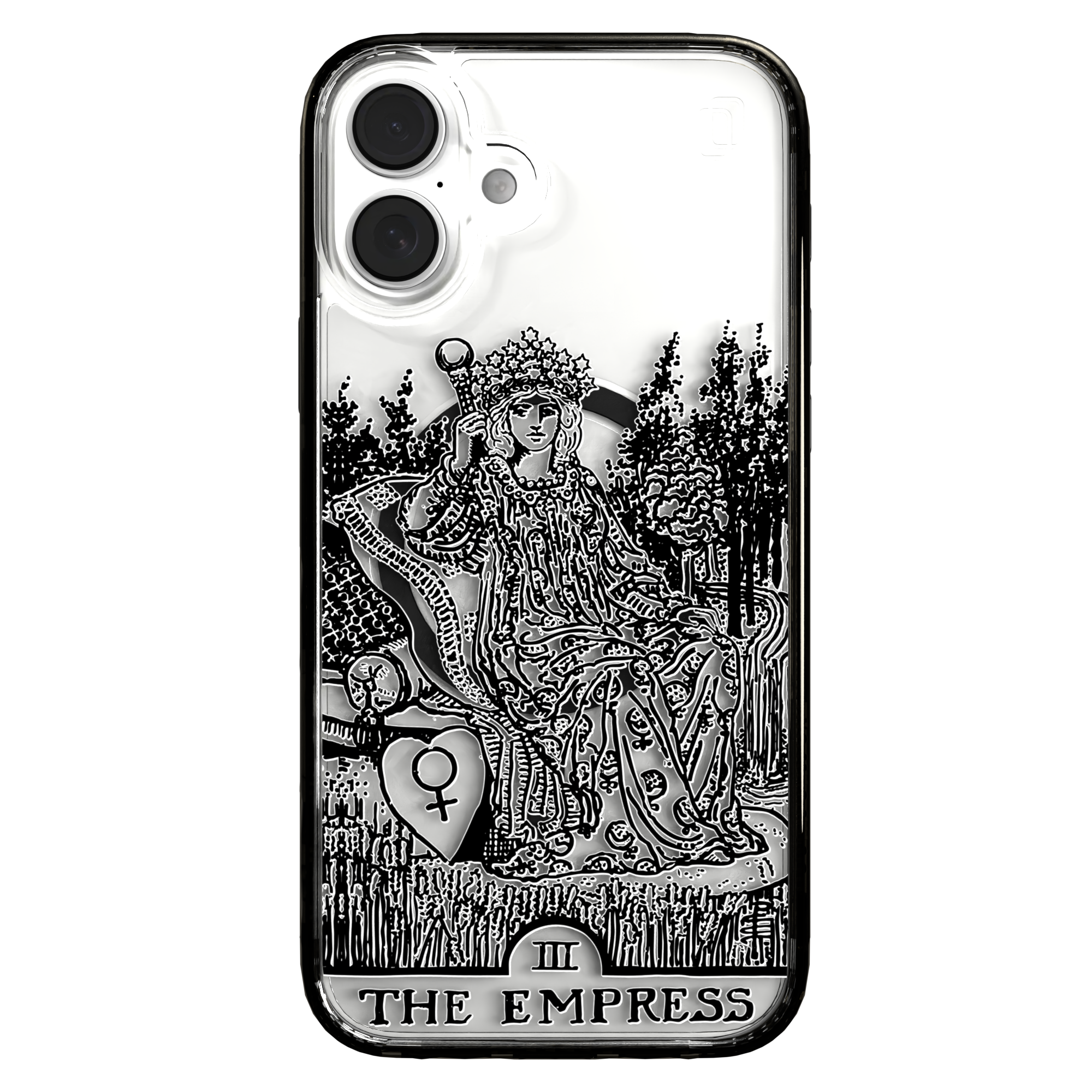 iPhone 16 Series | MagSafe | Tarot Collection | The Empress The Empress - Line / iPhone 16 Plus / Black
