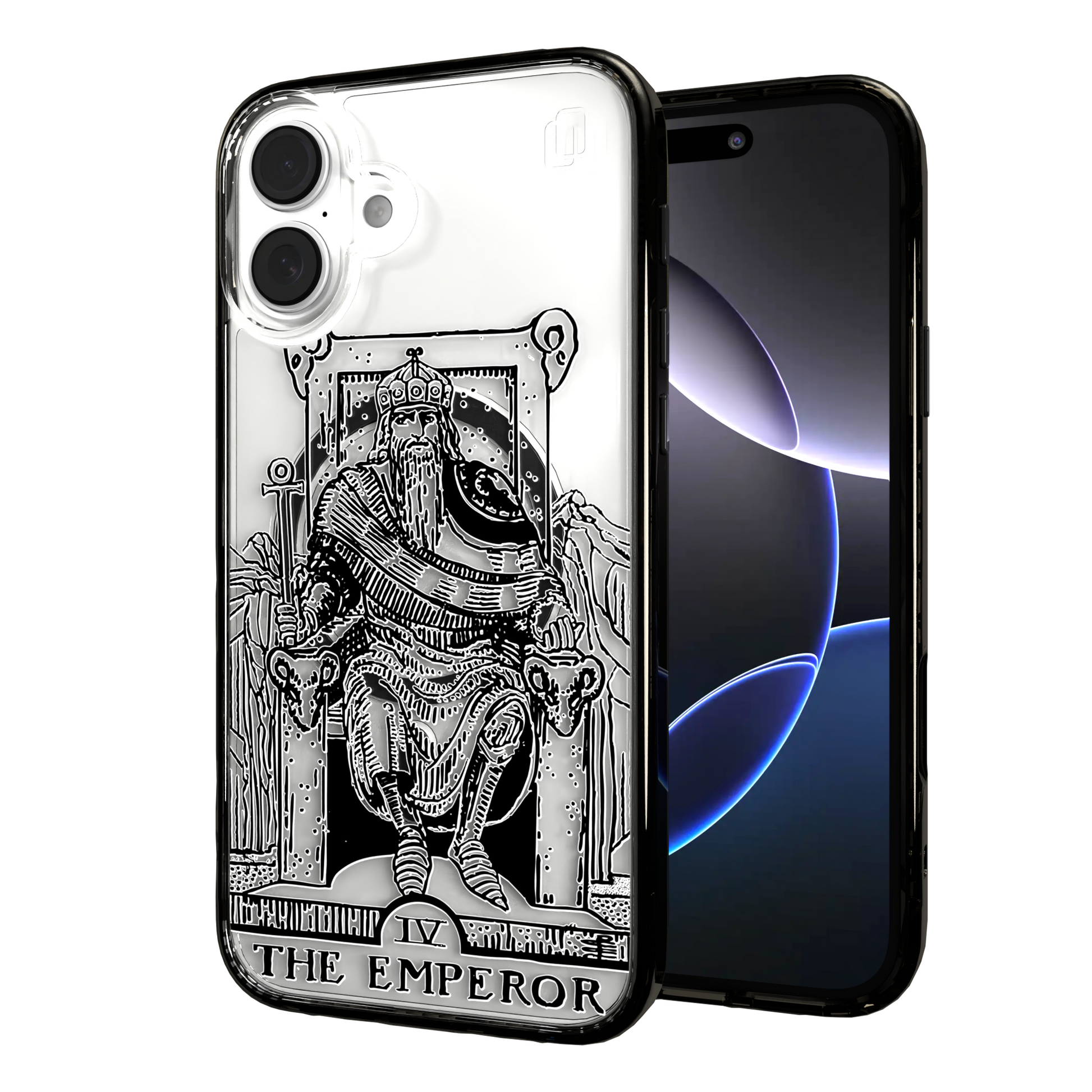 iPhone 16 Series | MagSafe | Tarot Collection | The Emperor The Emperor - Line / iPhone 16 Plus / Black