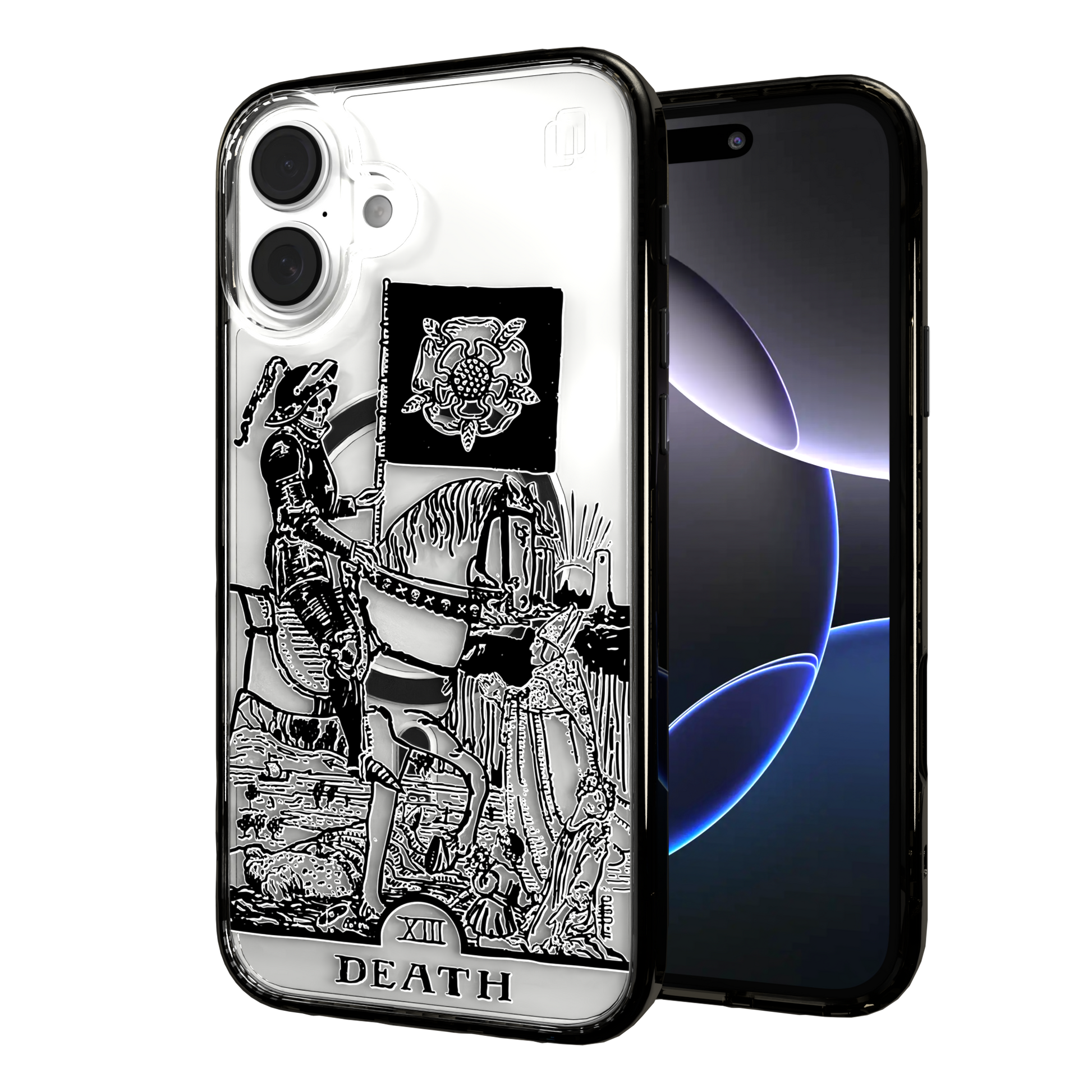 iPhone 16 Series | MagSafe | Tarot Collection | Death Death - Line / iPhone 16 Plus / Black