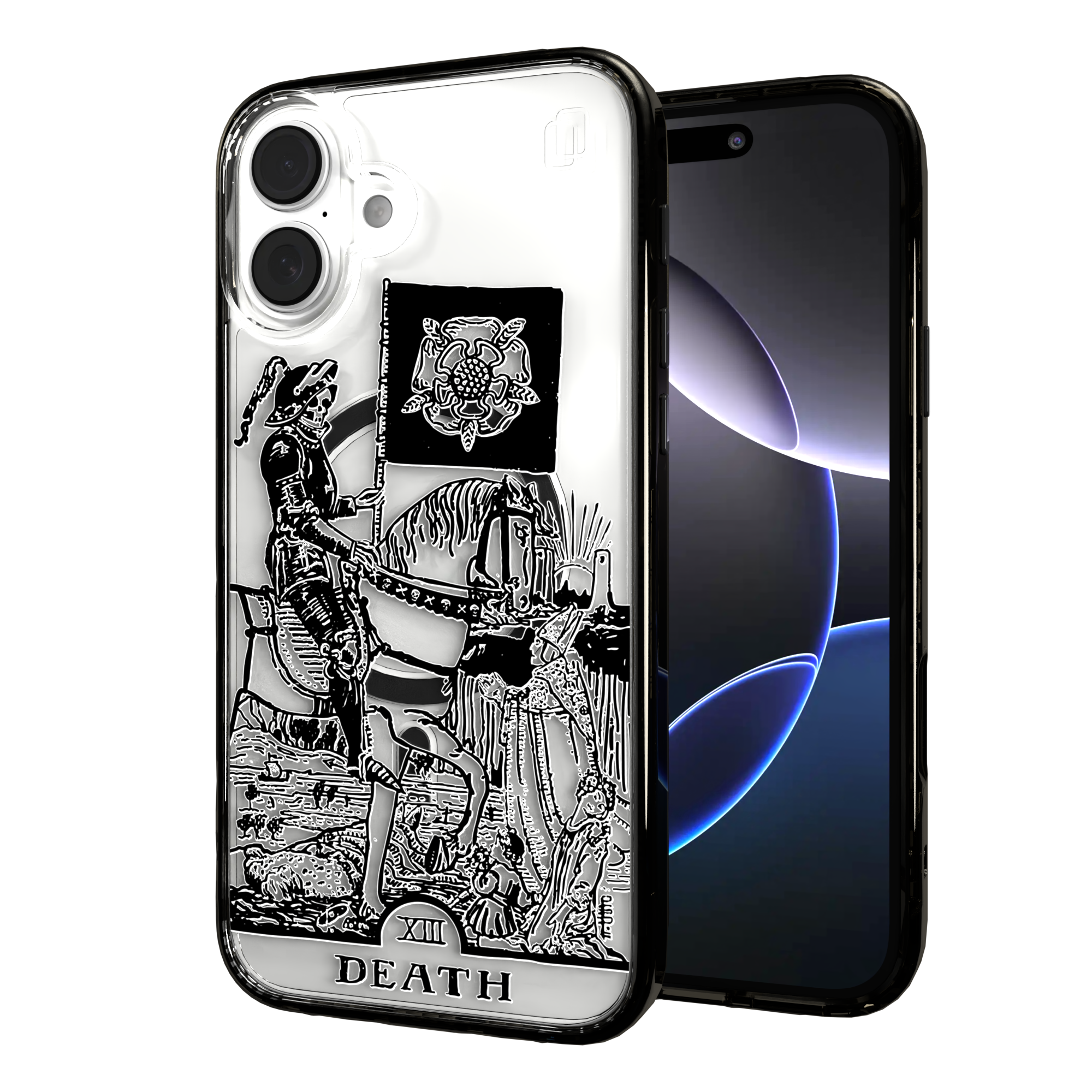 iPhone 16 Series | MagSafe | Tarot Collection | Death Death - Line / iPhone 16 Plus / Black