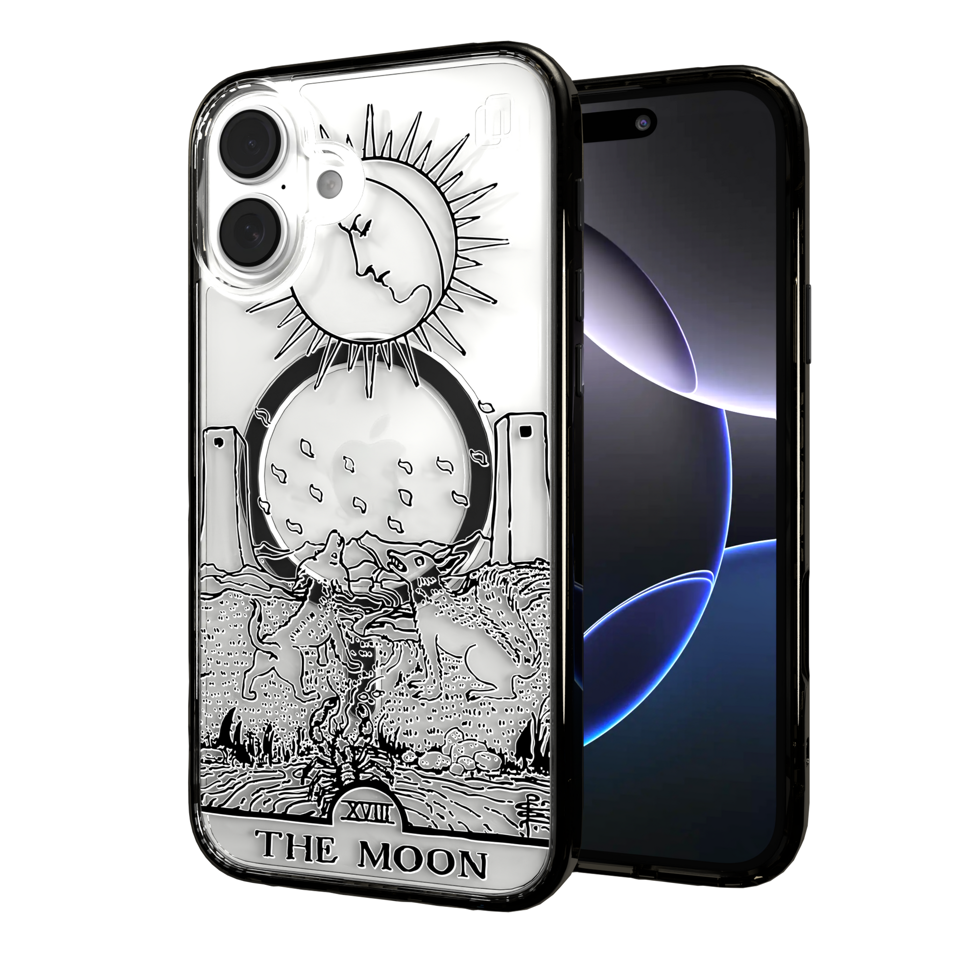 iPhone 16 Series | MagSafe | Tarot Collection | The Moon The Moon - Line / iPhone 16 Plus / Black