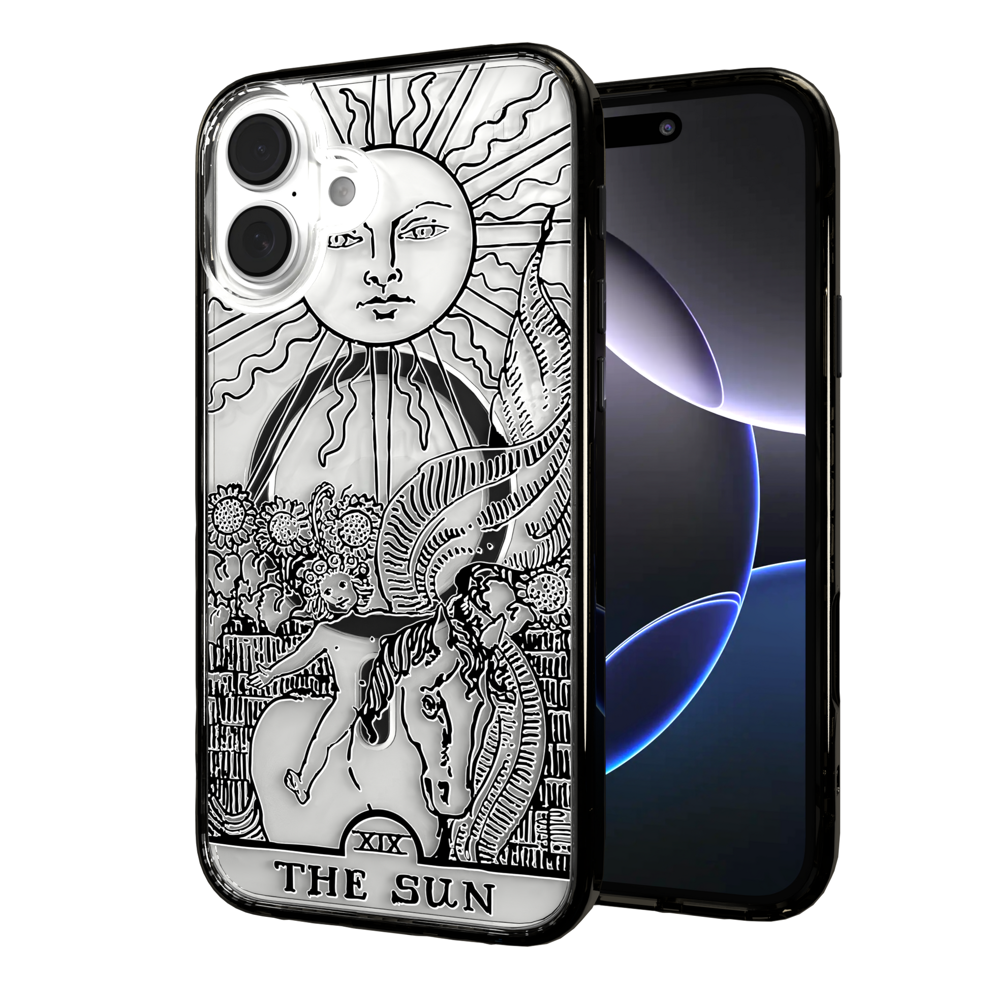 iPhone 16 Series | MagSafe | Tarot Collection | The Sun The Sun - Line / iPhone 16 Plus / Black