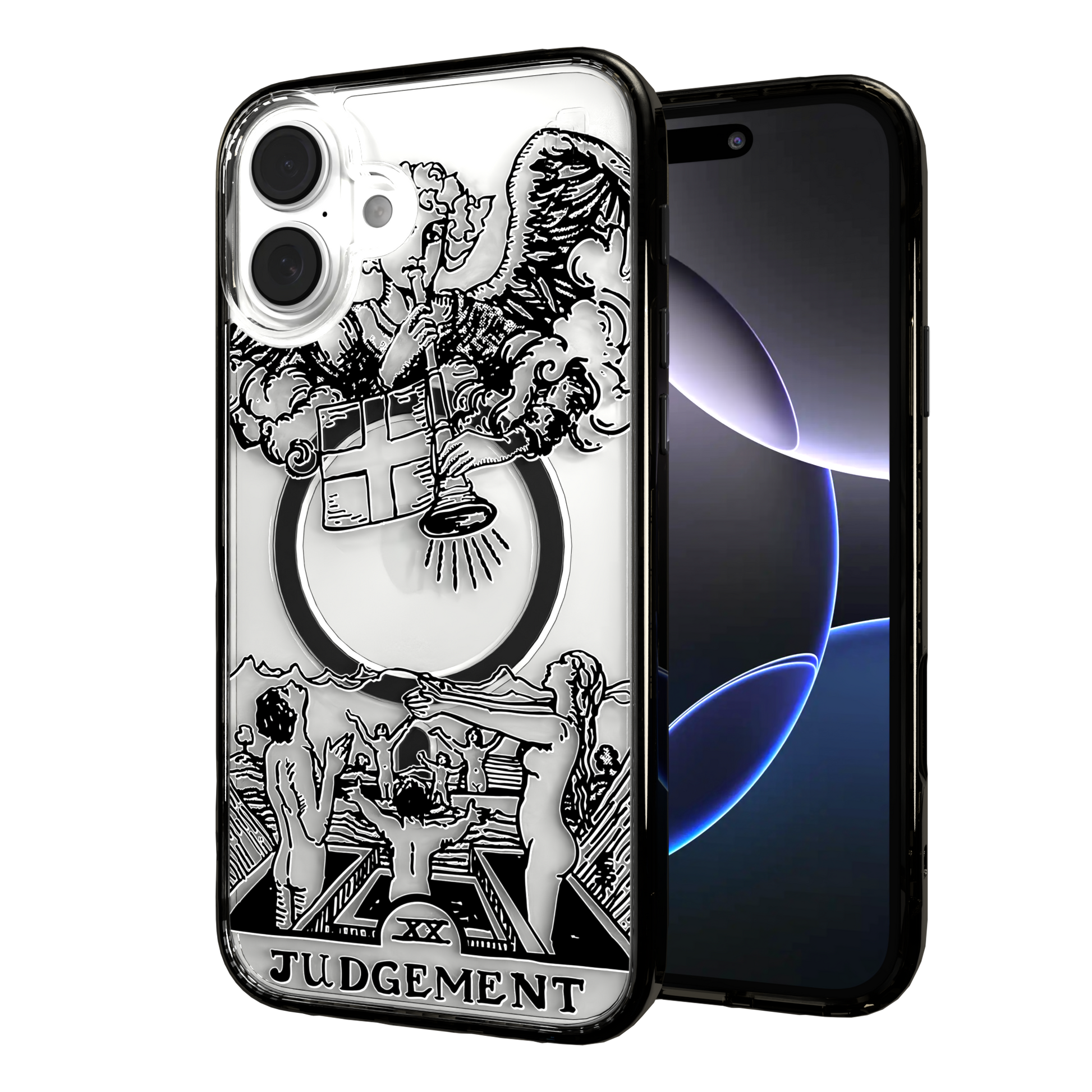 iPhone 16 Series | MagSafe | Tarot Collection | Judgement Judgement - Line / iPhone 16 Plus / Black
