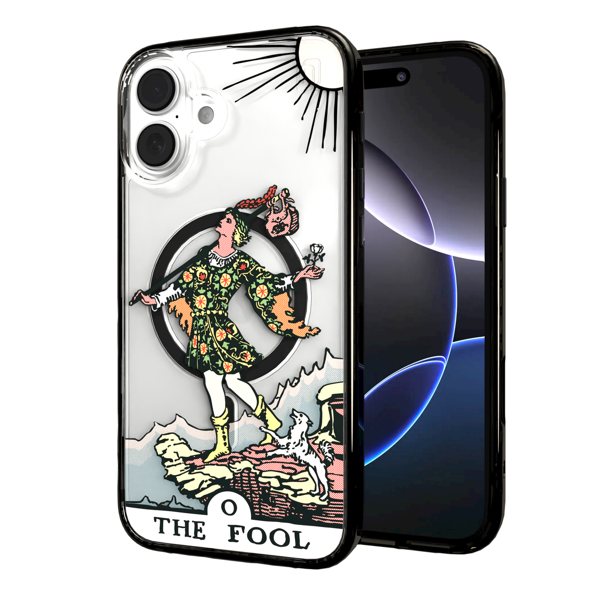 iPhone 16 Series | MagSafe | Tarot Collection | The Fool The Fool - Color / iPhone 16 Plus / Black