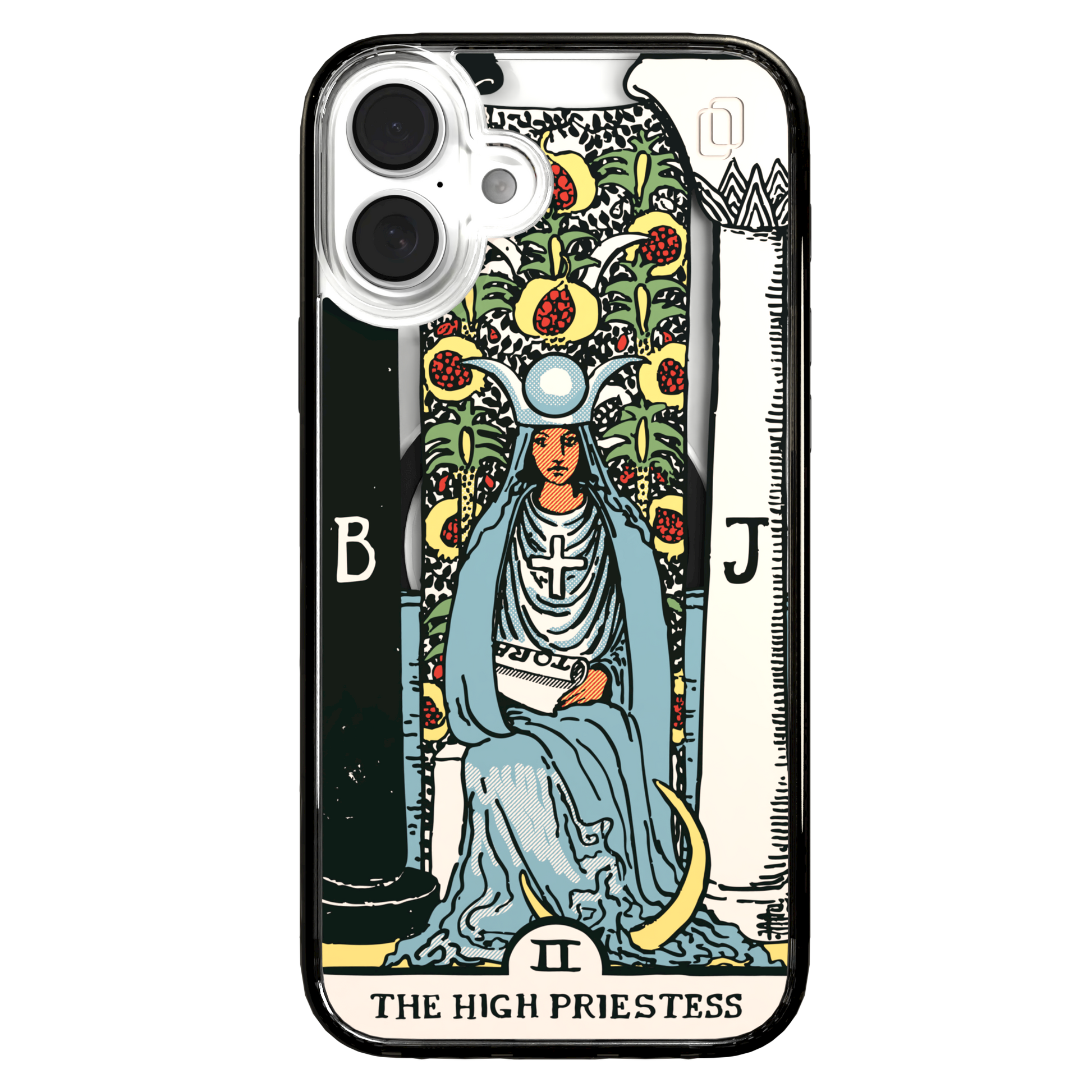 iPhone 16 Series | MagSafe | Tarot Collection | The High Priestess The High Priestess - Color / iPhone 16 Plus / Black