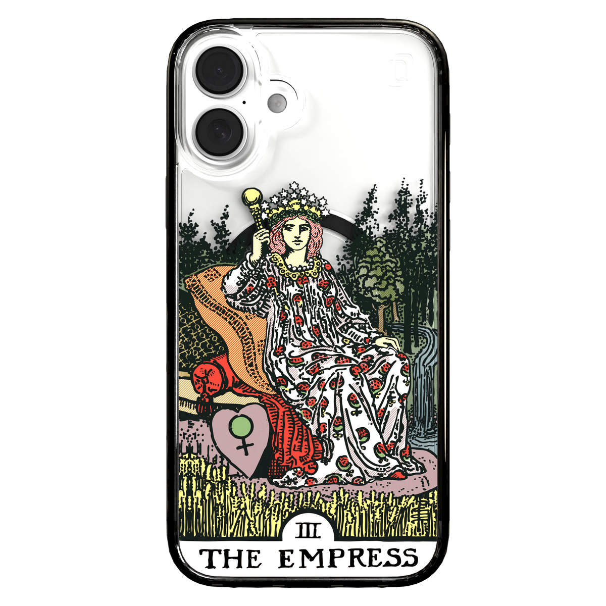 iPhone 16 Series | MagSafe | Tarot Collection | The Empress The Empress - Color / iPhone 16 Plus / Black