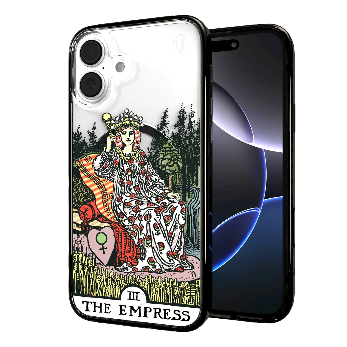 iPhone 16 Series | MagSafe | Tarot Collection | The Empress The Empress - Color / iPhone 16 Plus / Black