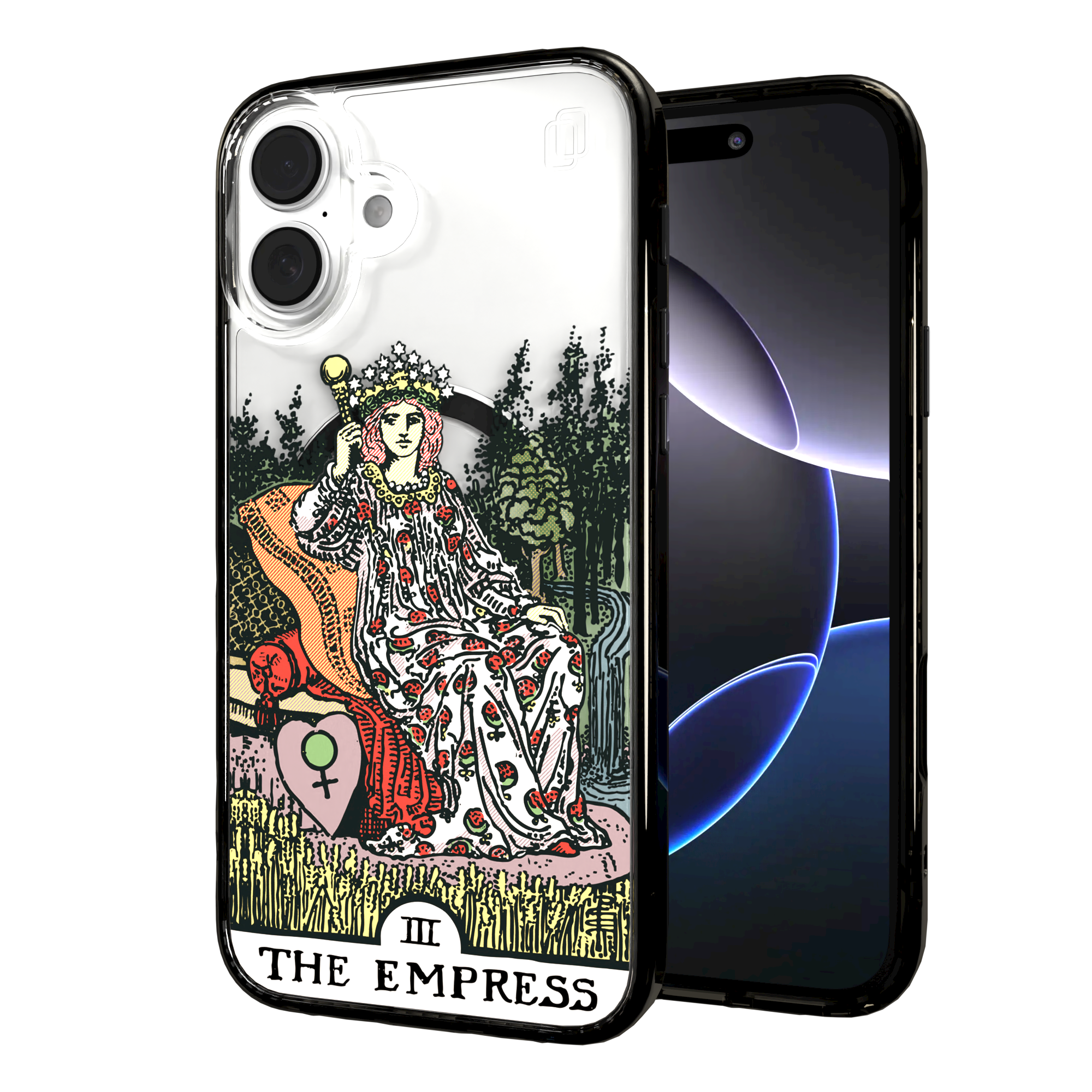 iPhone 16 Series | MagSafe | Tarot Collection | The Empress The Empress - Color / iPhone 16 Plus / Black