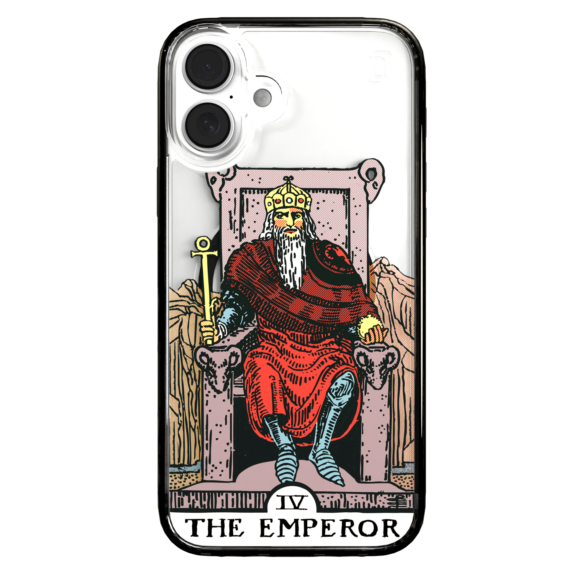 iPhone 16 Series | MagSafe | Tarot Collection | The Emperor The Emperor - Color / iPhone 16 Plus / Black