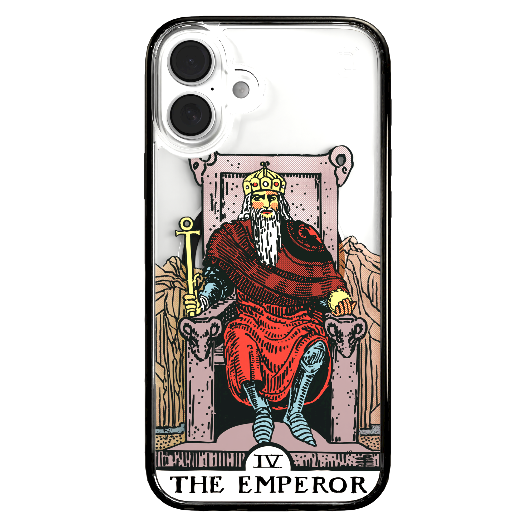iPhone 16 Series | MagSafe | Tarot Collection | The Emperor The Emperor - Color / iPhone 16 Plus / Black