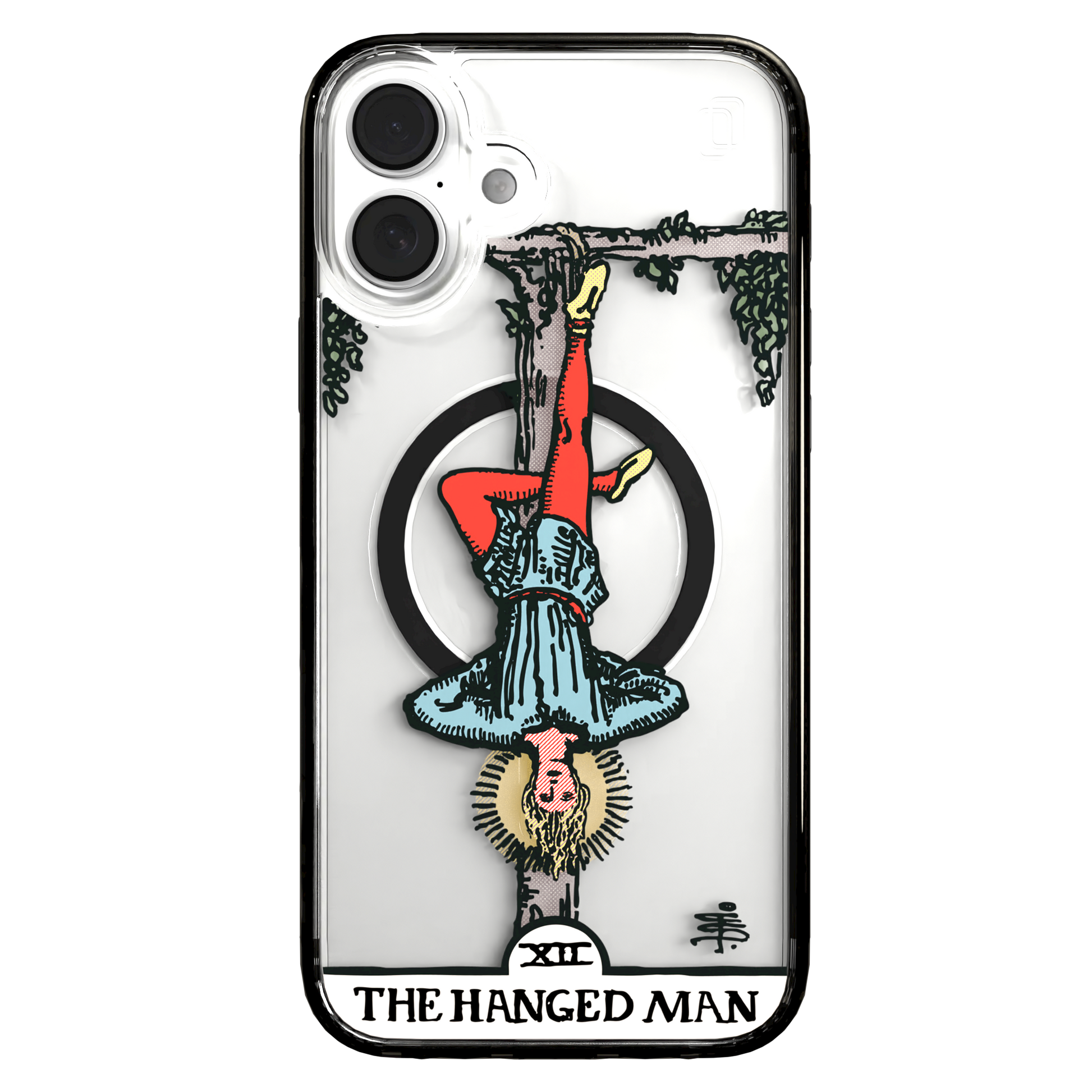 iPhone 16 Series | MagSafe | Tarot Collection | The Hanged Man The Hanged Man - Color / iPhone 16 Plus / Black