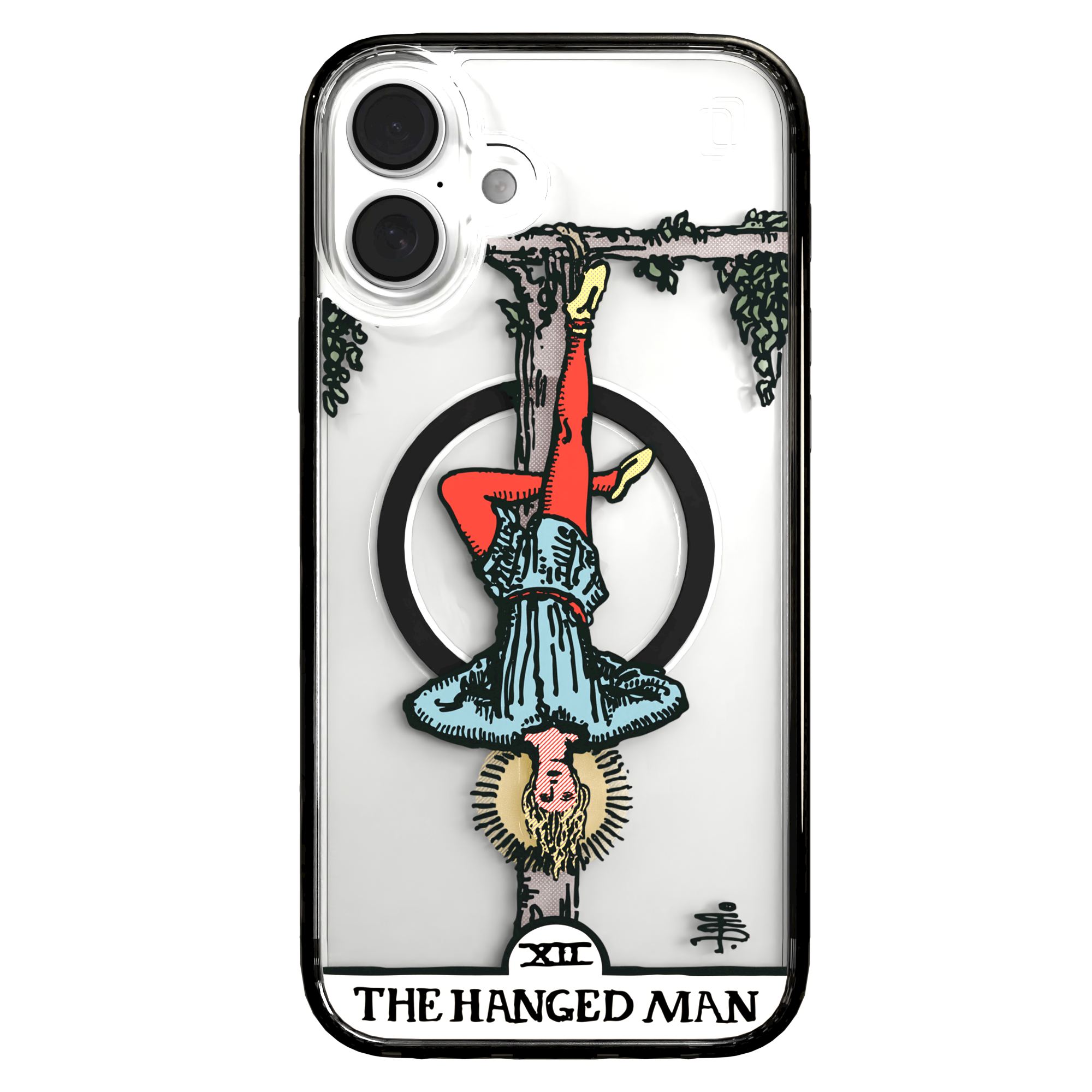 iPhone 16 Series | MagSafe | Tarot Collection | The Hanged Man The Hanged Man - Color / iPhone 16 Plus / Black