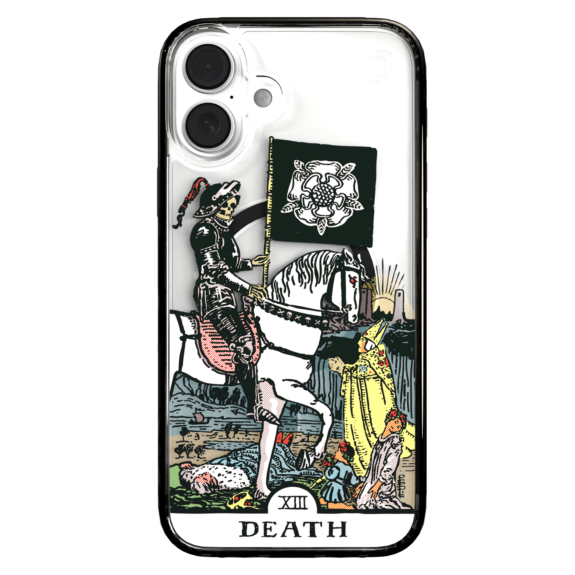 iPhone 16 Series | MagSafe | Tarot Collection | Death Death - Color / iPhone 16 Plus / Black