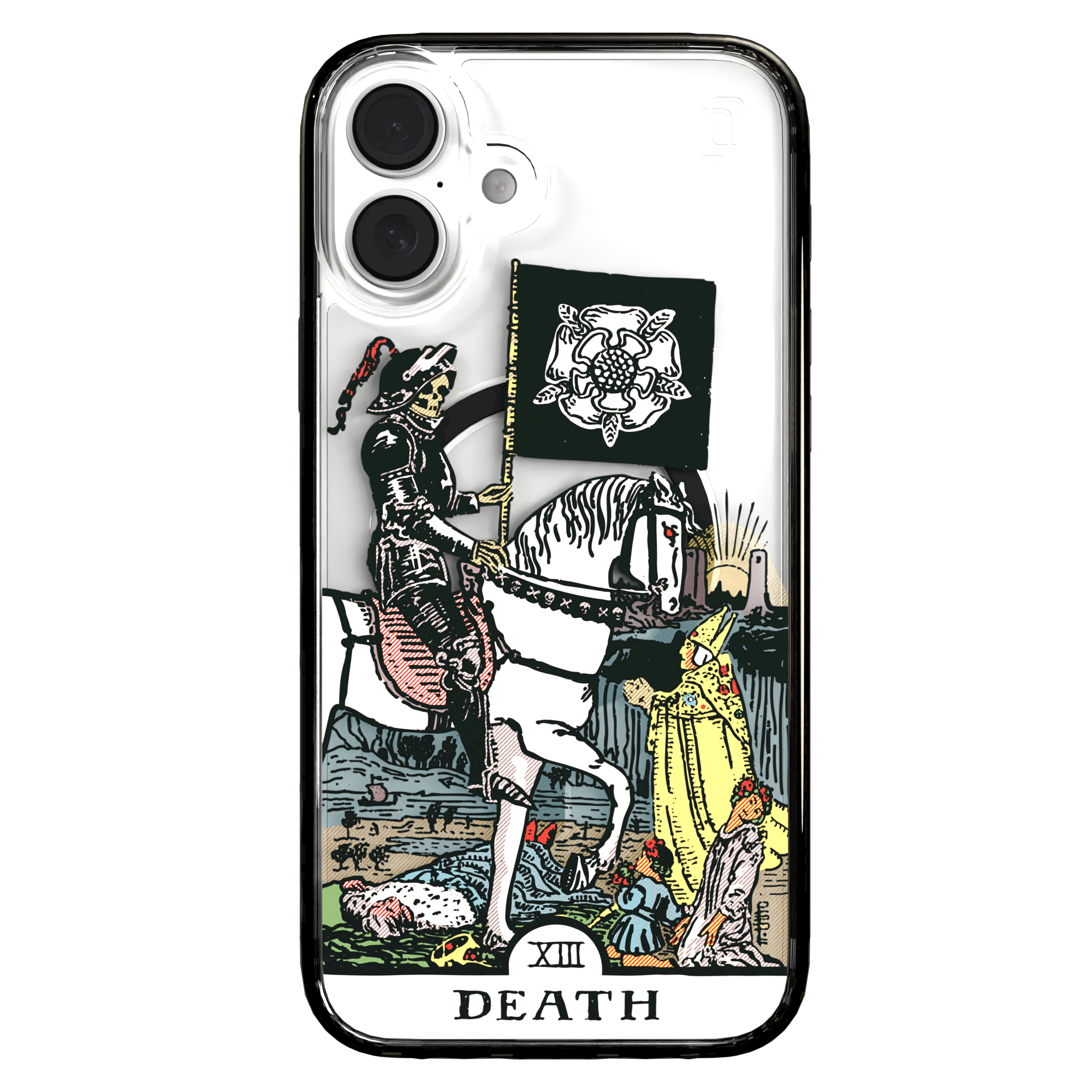 iPhone 16 Series | MagSafe | Tarot Collection | Death Death - Color / iPhone 16 Plus / Black