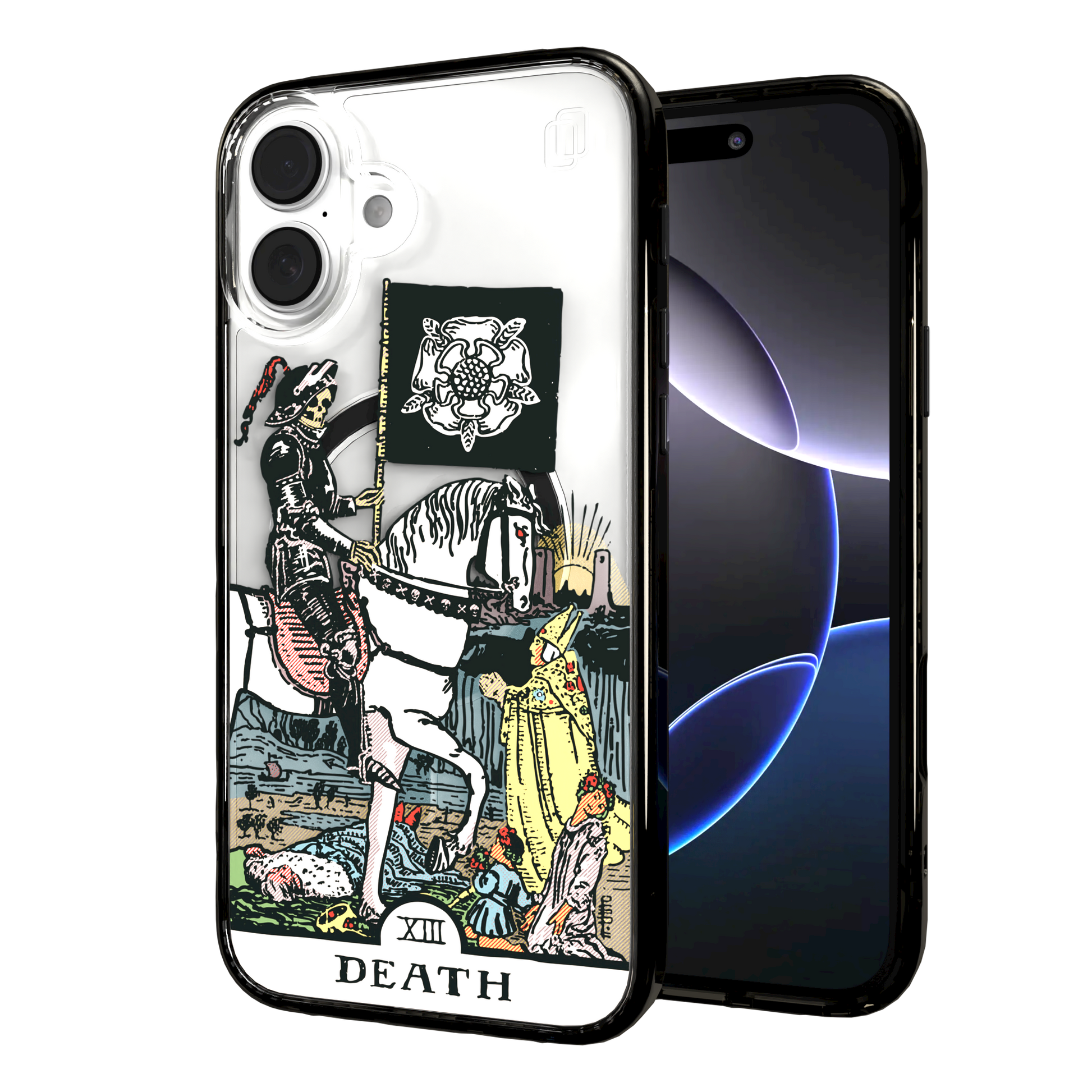 iPhone 16 Series | MagSafe | Tarot Collection | Death Death - Color / iPhone 16 Plus / Black