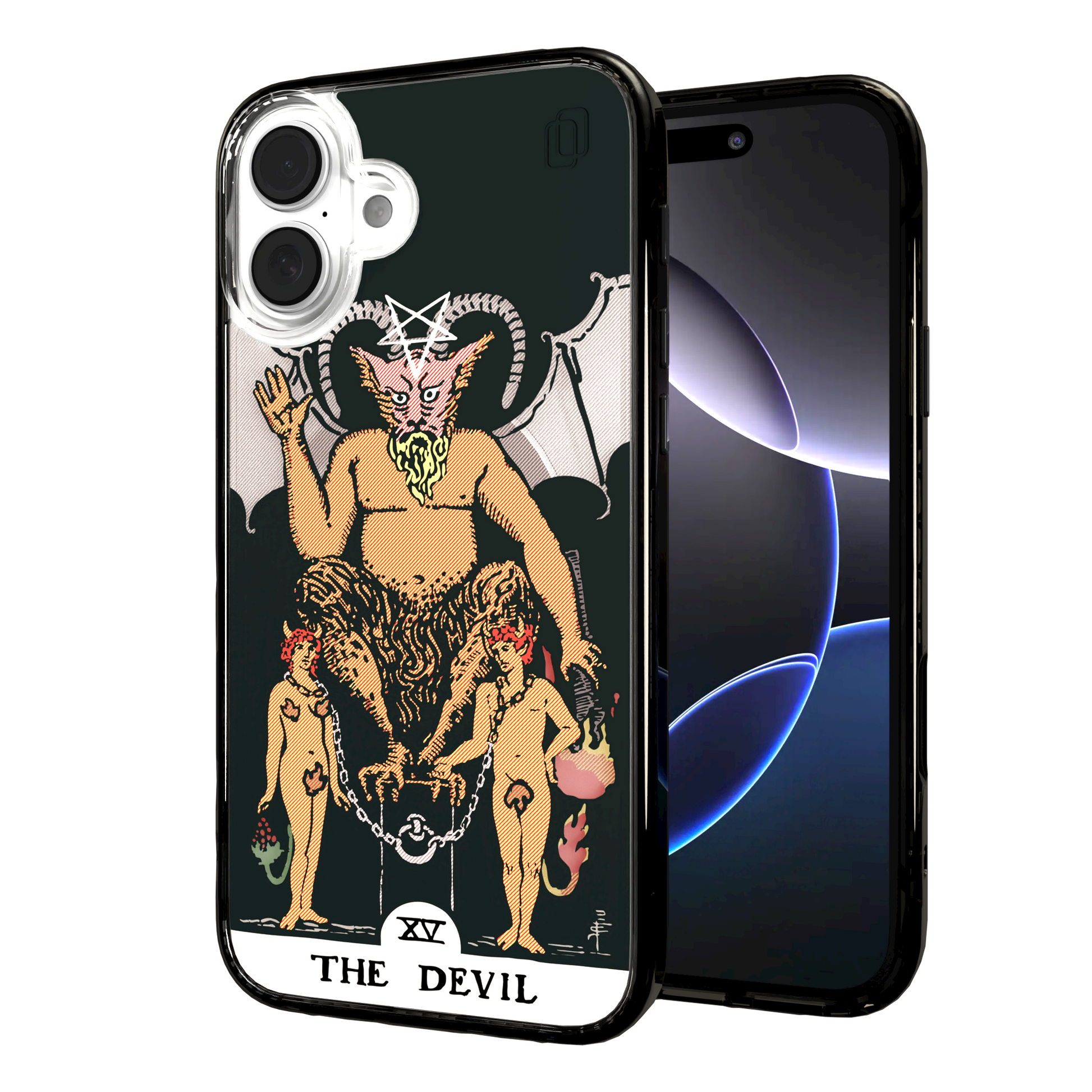 iPhone 16 Series | MagSafe | Tarot Collection | The Devil The Devil - Color / iPhone 16 Plus / Black