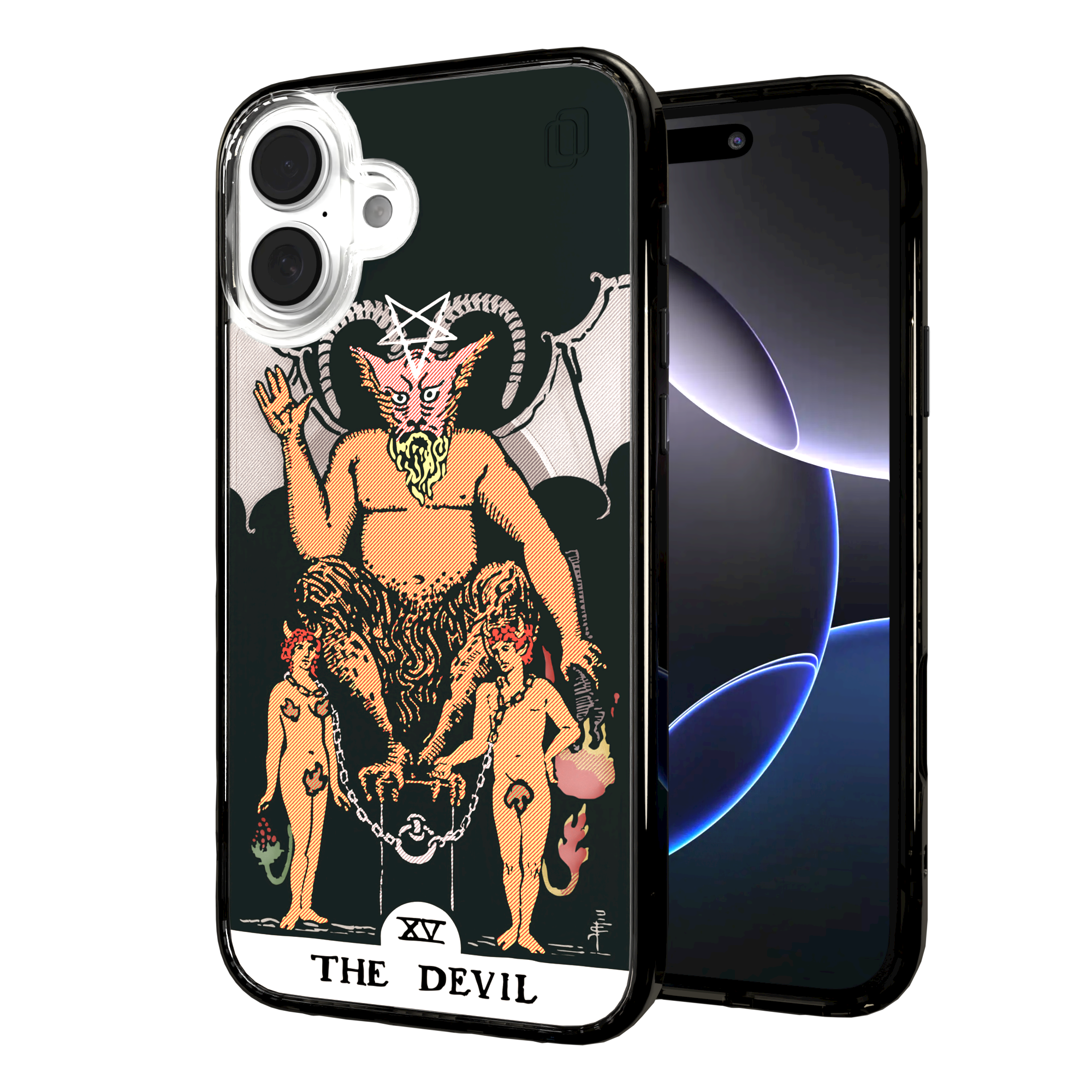 iPhone 16 Series | MagSafe | Tarot Collection | The Devil The Devil - Color / iPhone 16 Plus / Black