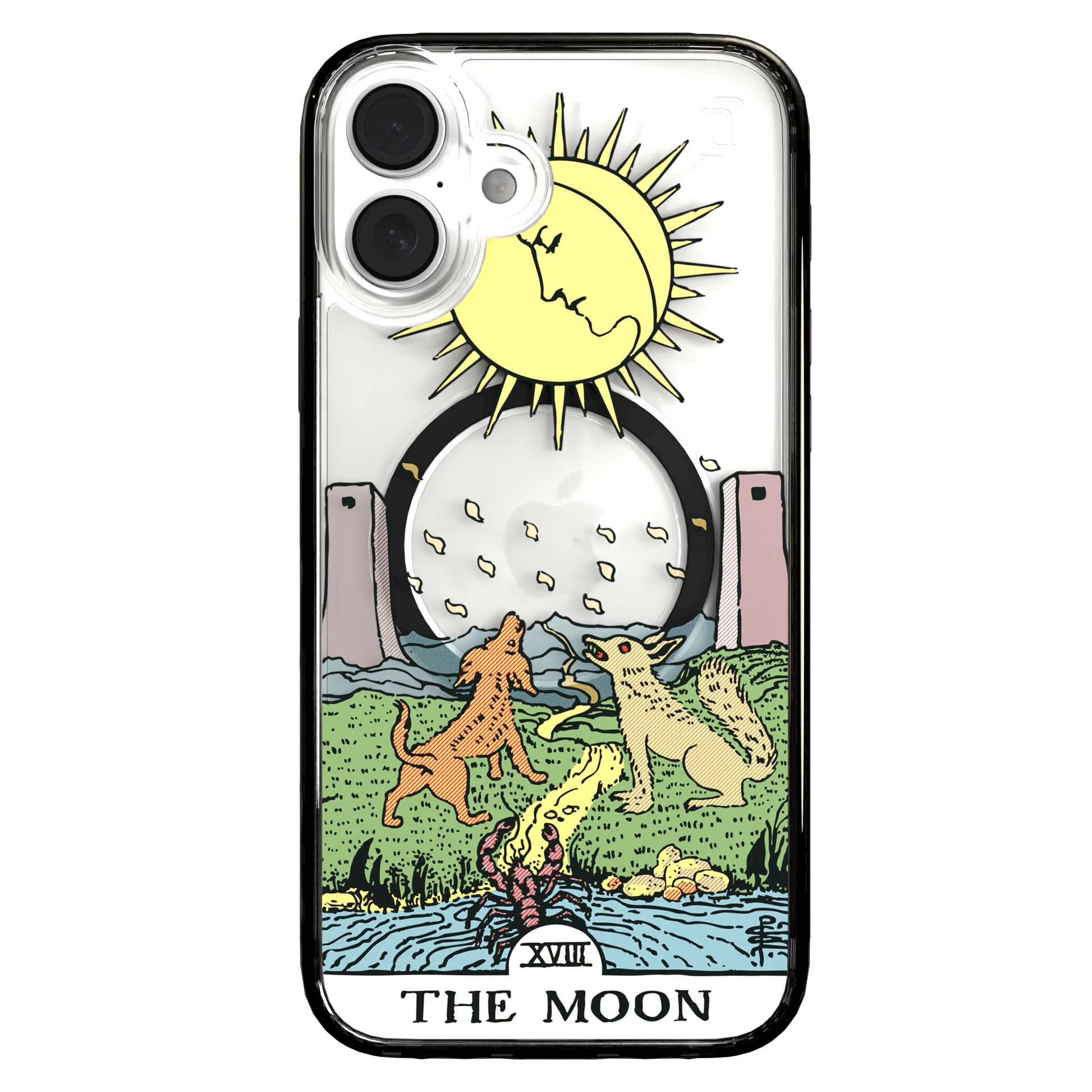 iPhone 16 Series | MagSafe | Tarot Collection | The Moon The Moon - Color / iPhone 16 Plus / Black
