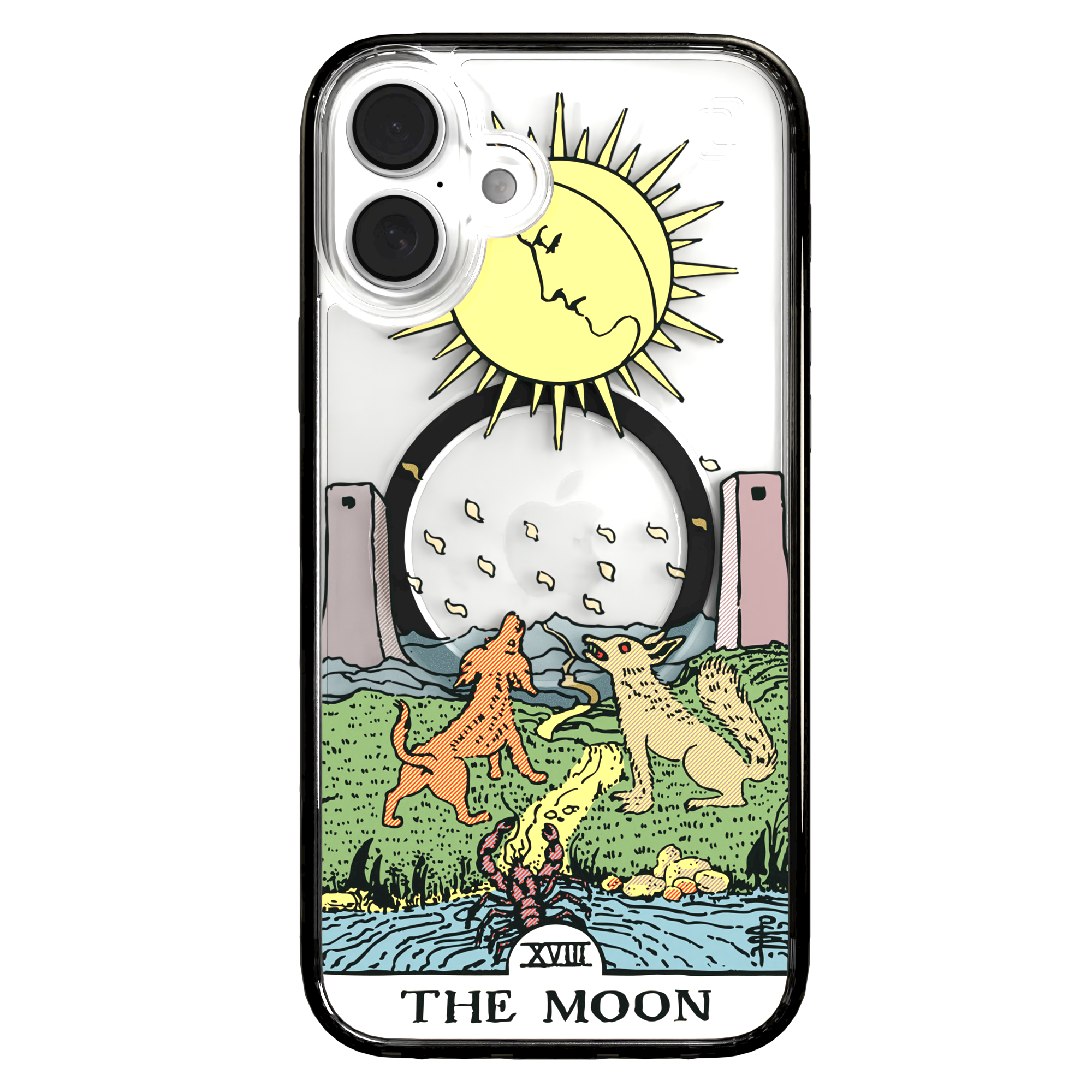 iPhone 16 Series | MagSafe | Tarot Collection | The Moon The Moon - Color / iPhone 16 Plus / Black